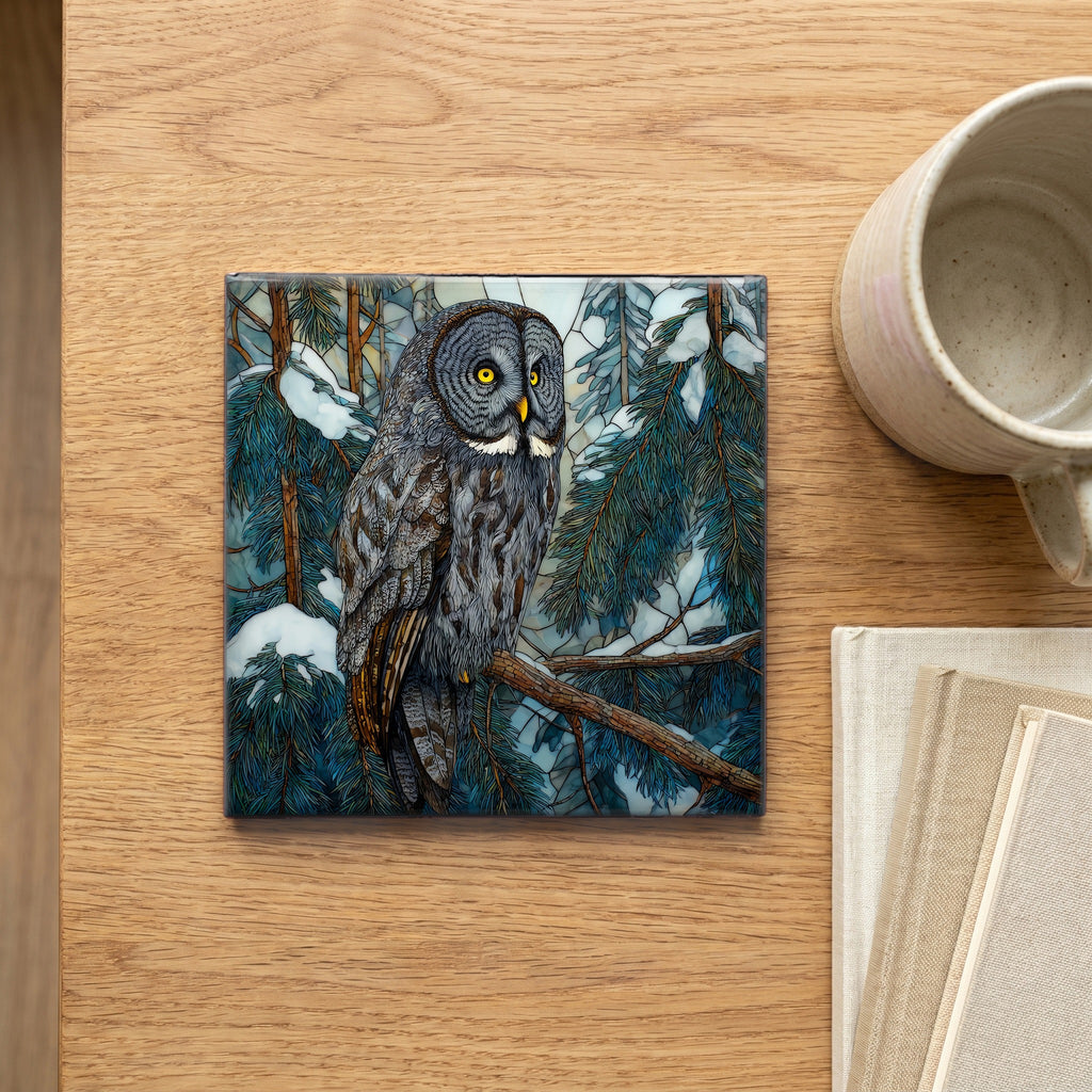 Great Gray Owl — scale