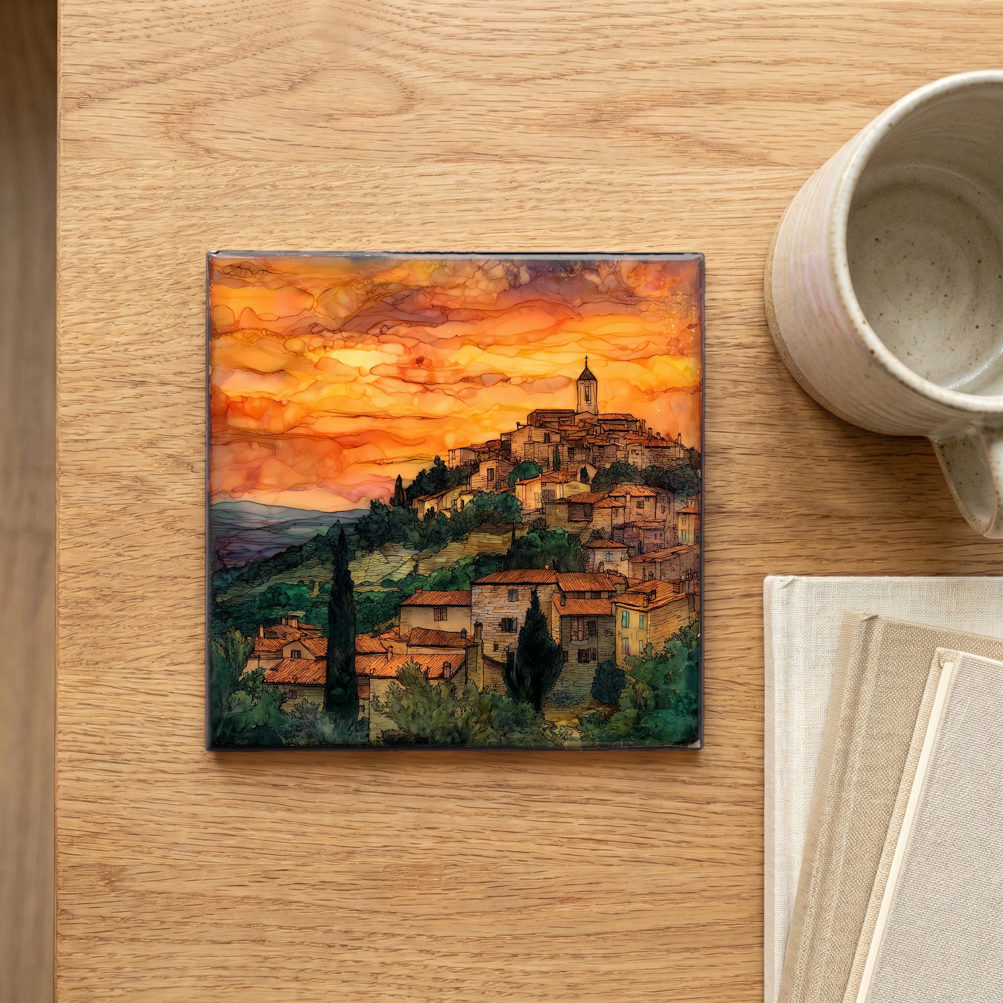 Gordes Hilltop Village — scale