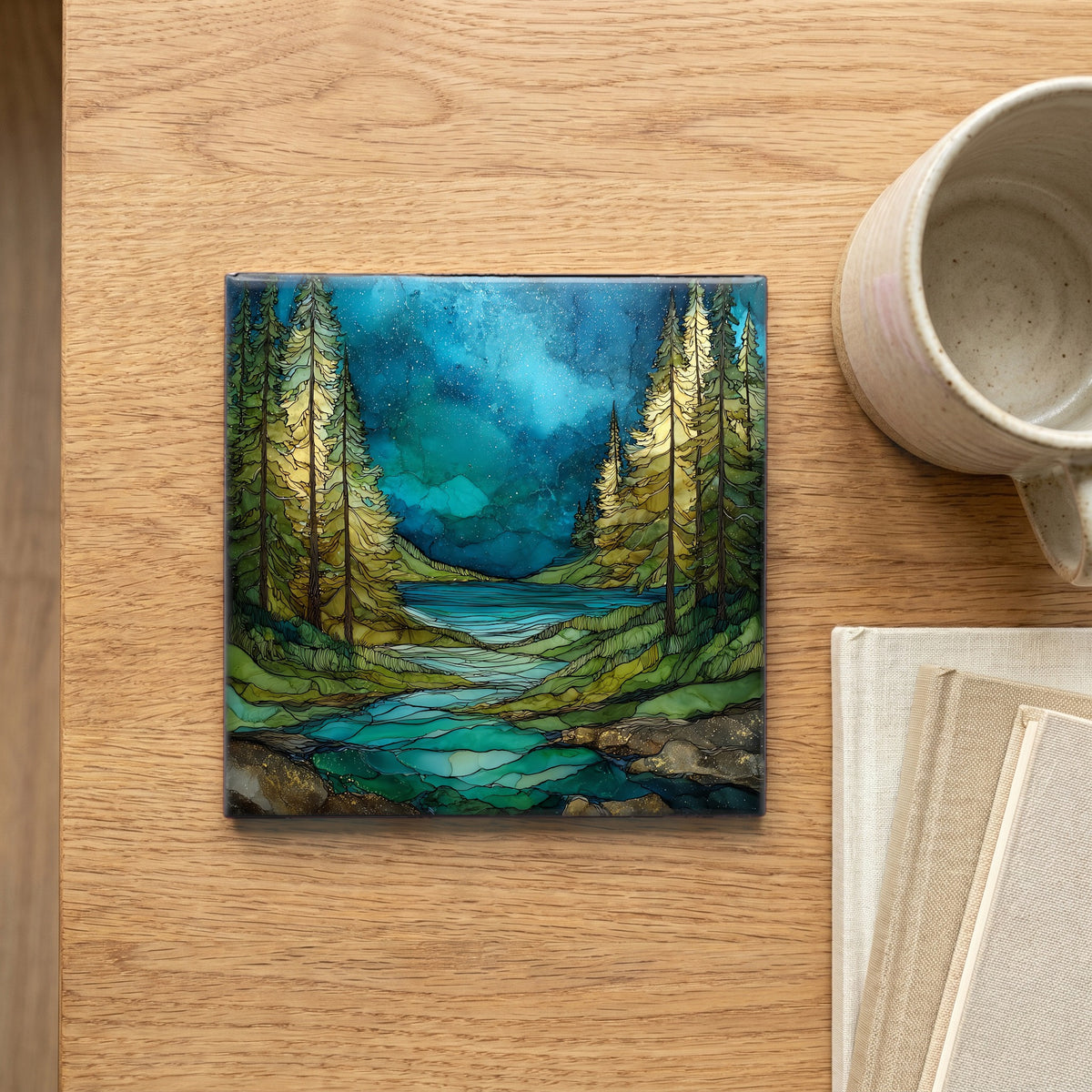 the Pine River running wild — scale