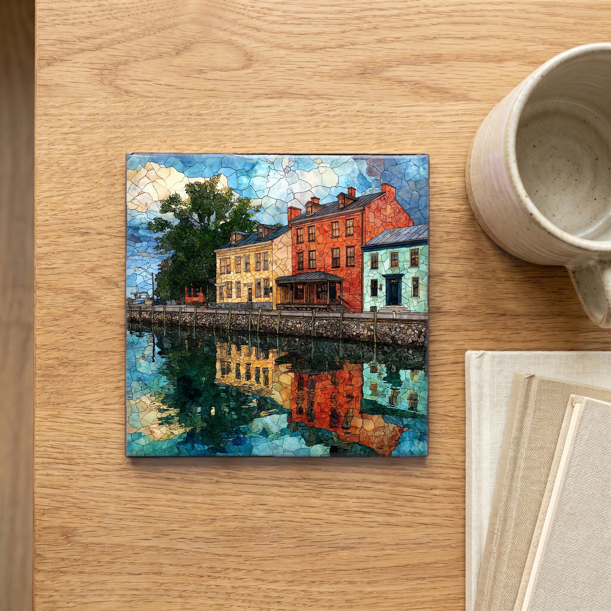 Onancock Wharf — scale