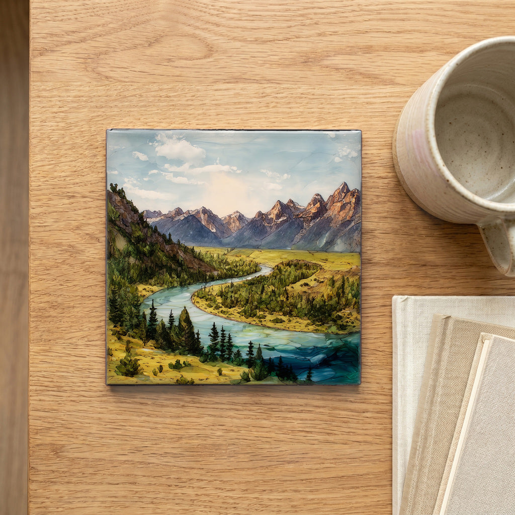 the Snake River Overlook — scale