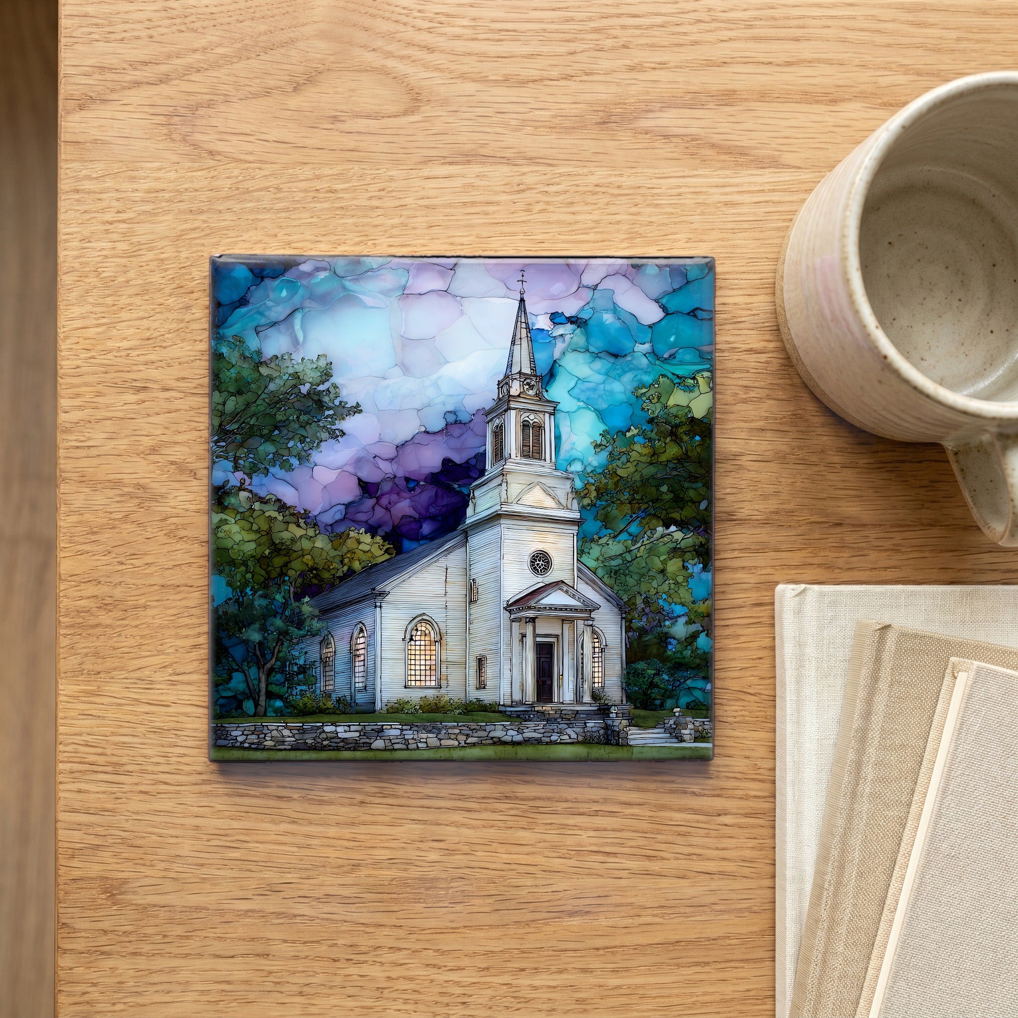 the Old Narragansett Church — scale