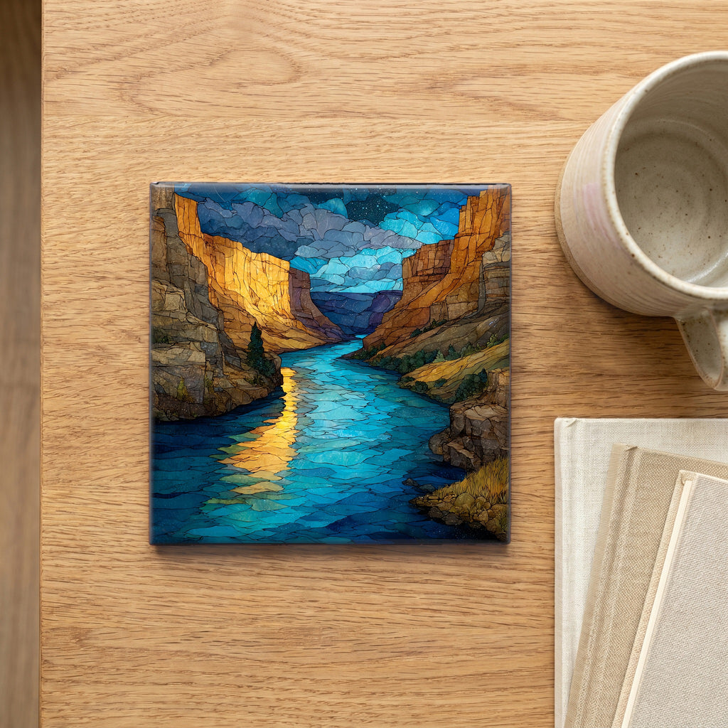 Colorado River entering Cataract — scale