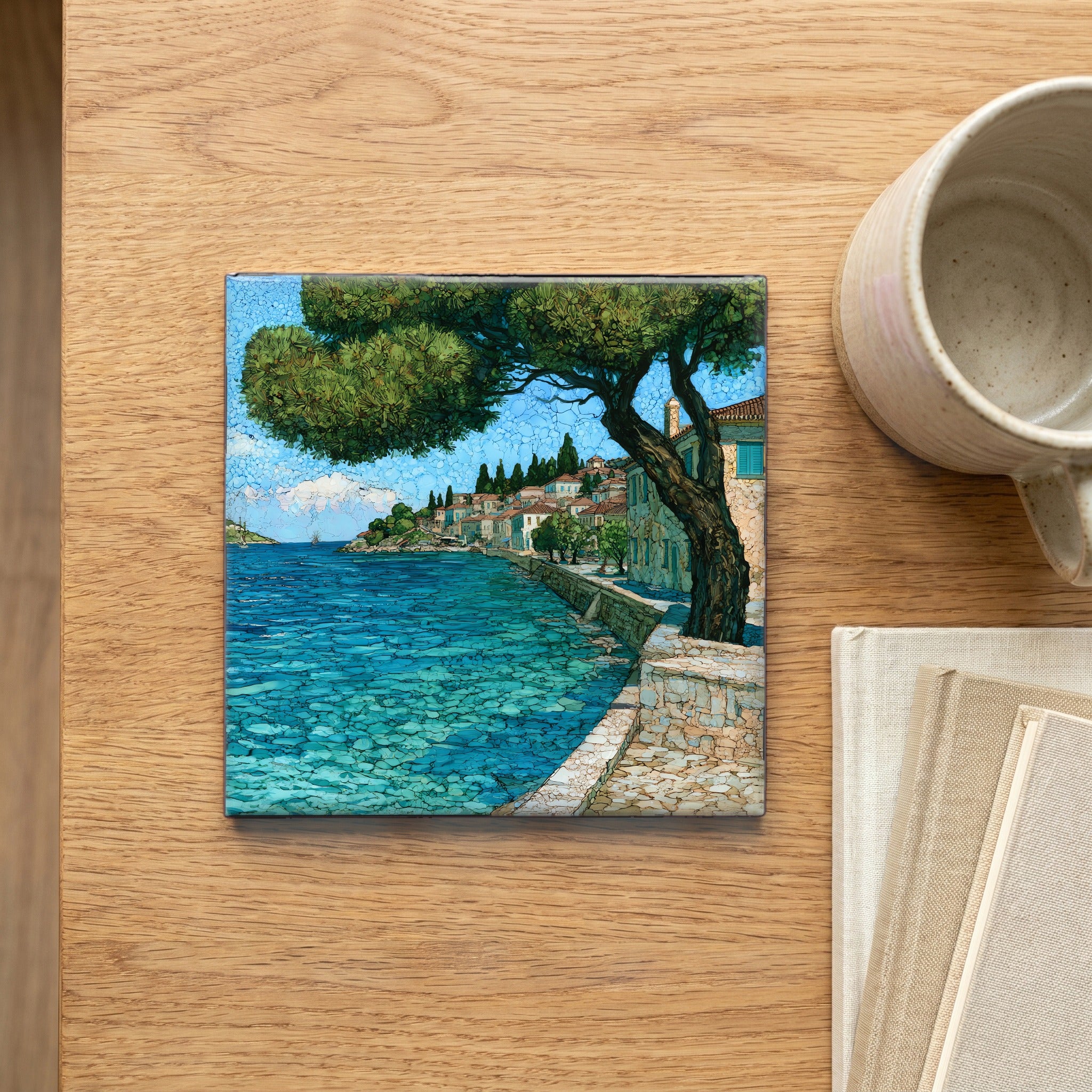 Spetses Seafront — scale