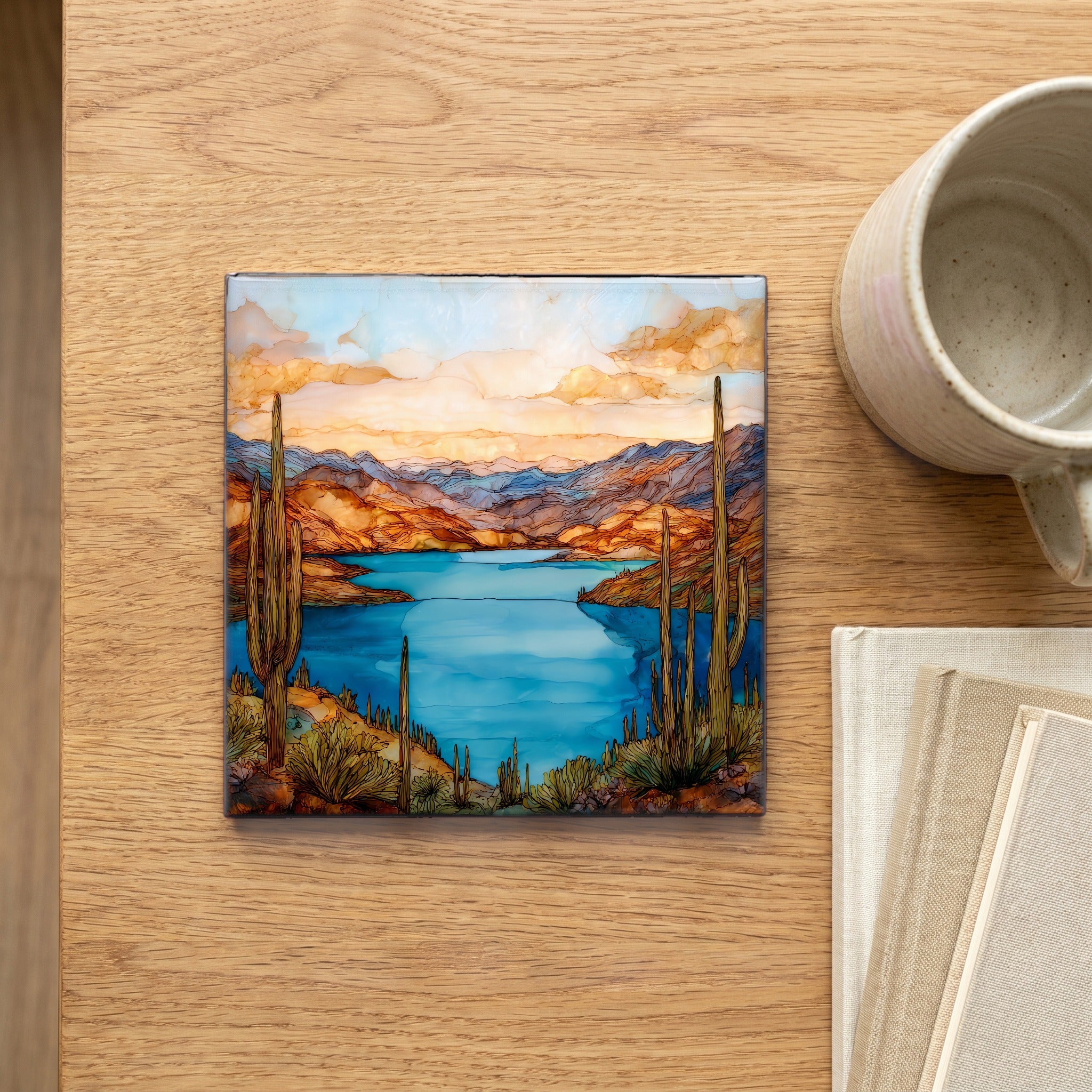 Saguaro Lake — scale