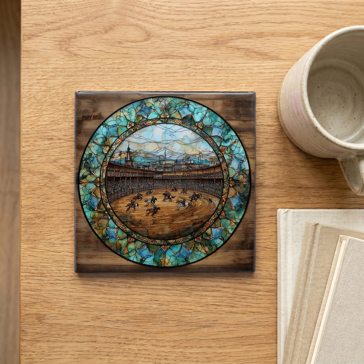 the Pendleton Round-Up arena — scale