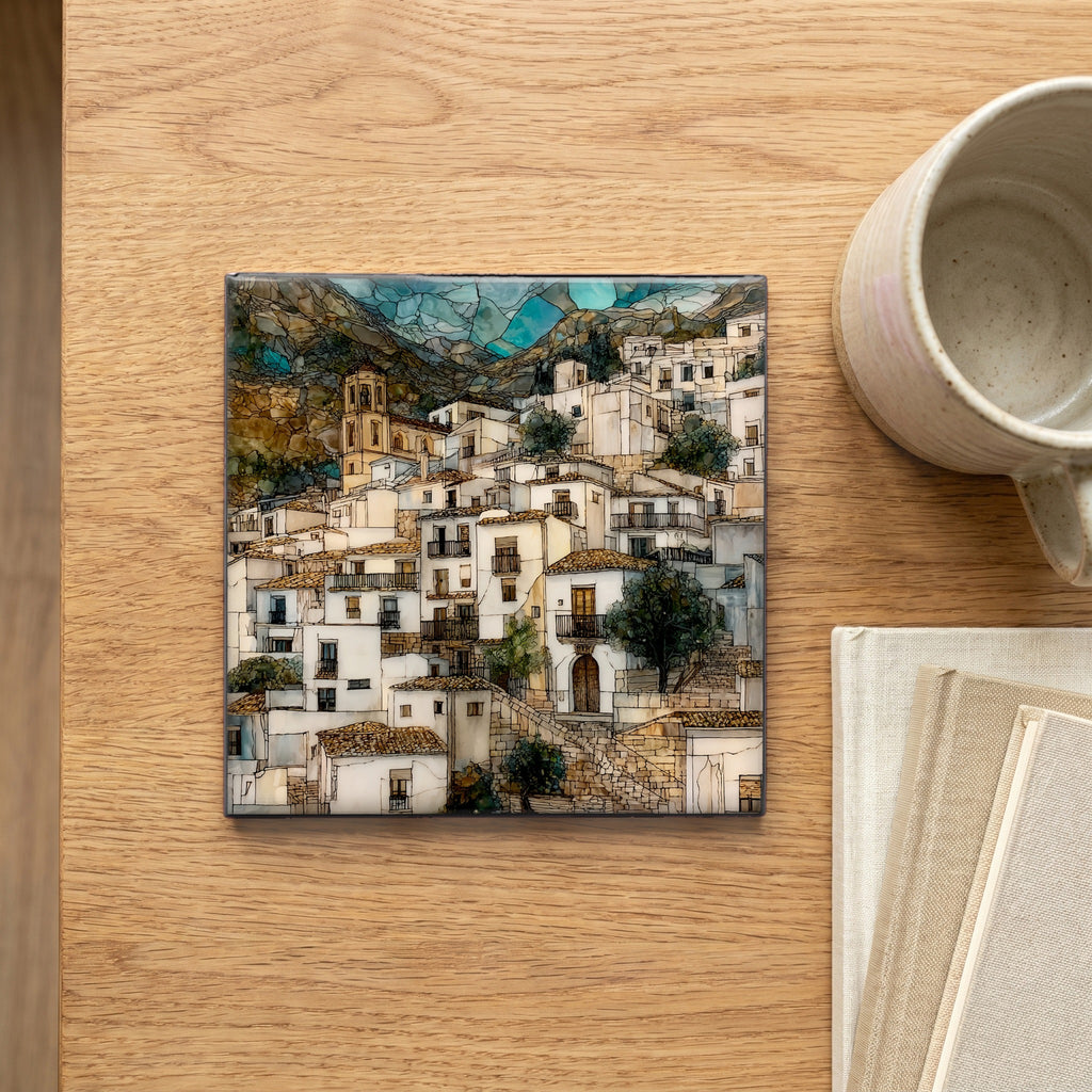 Frigiliana whitewashed Moorish quarter — scale
