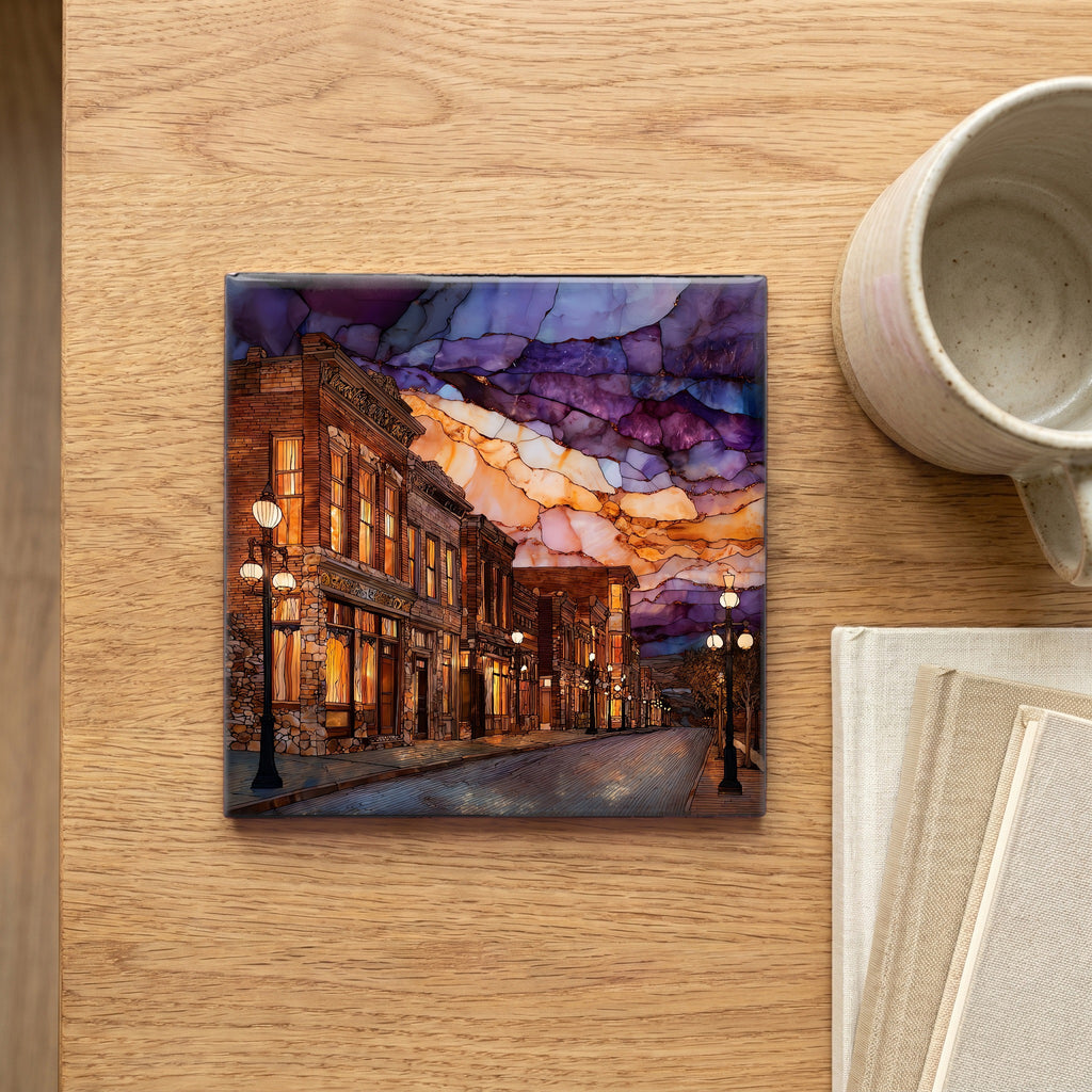 Prescott Whiskey Row — scale