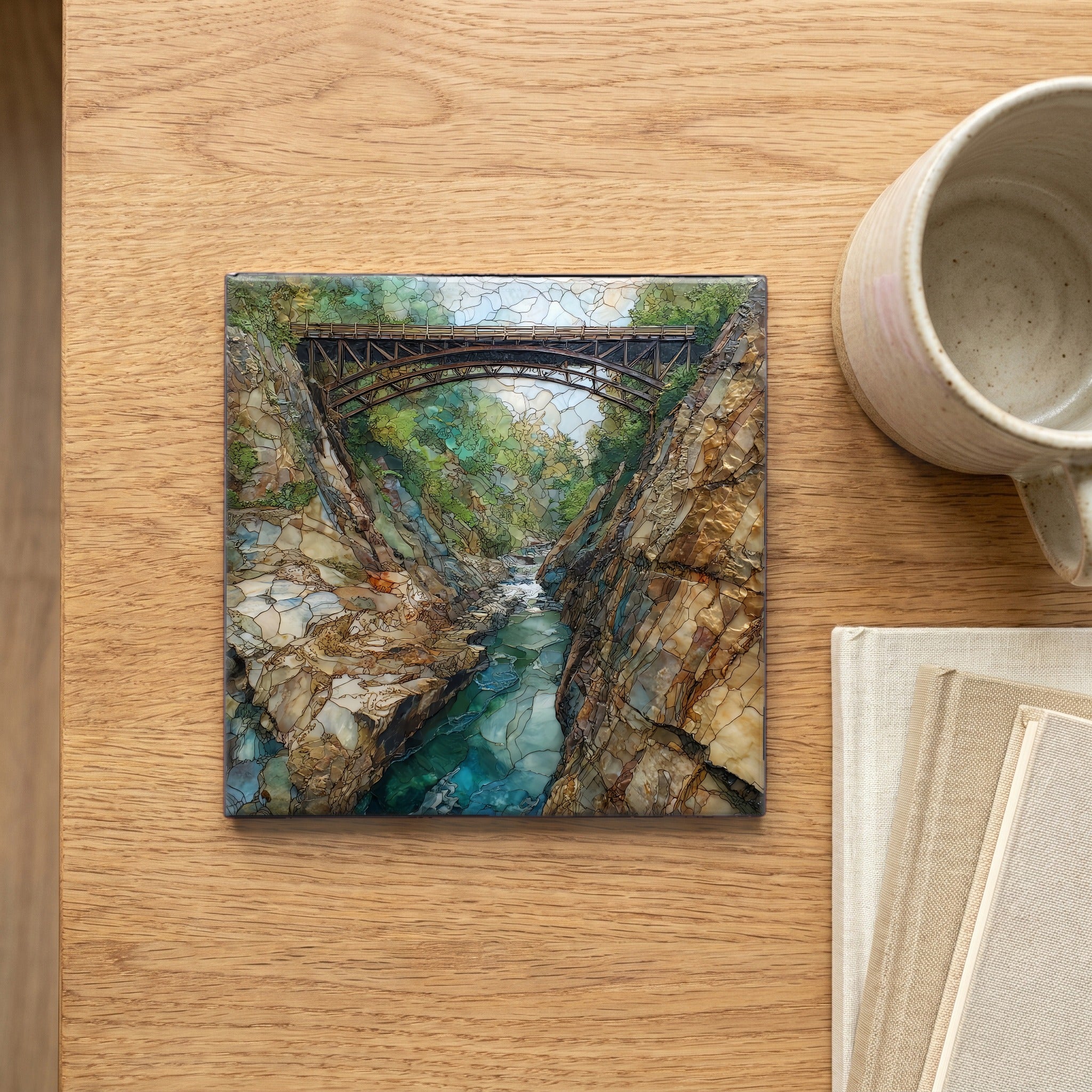 Quechee Gorge — scale