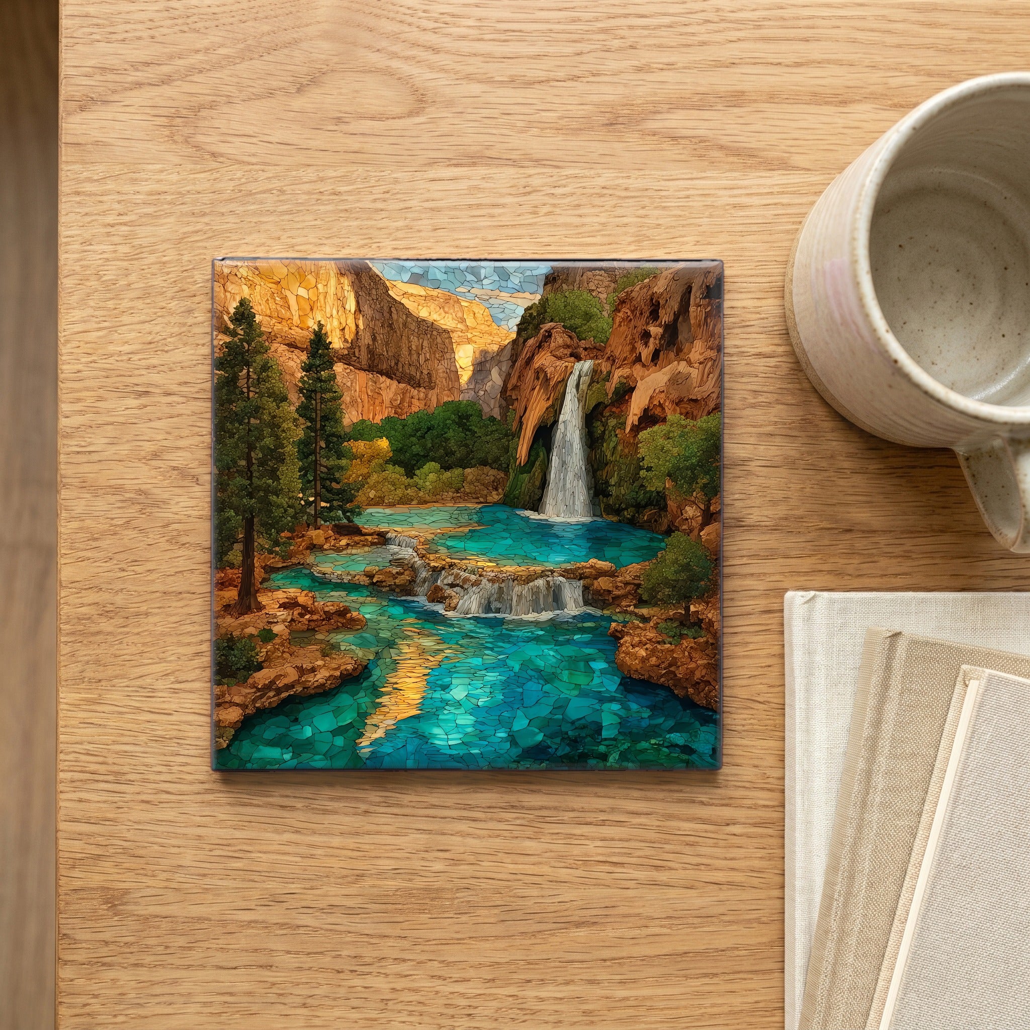 Grand Canyon Havasu Falls — scale