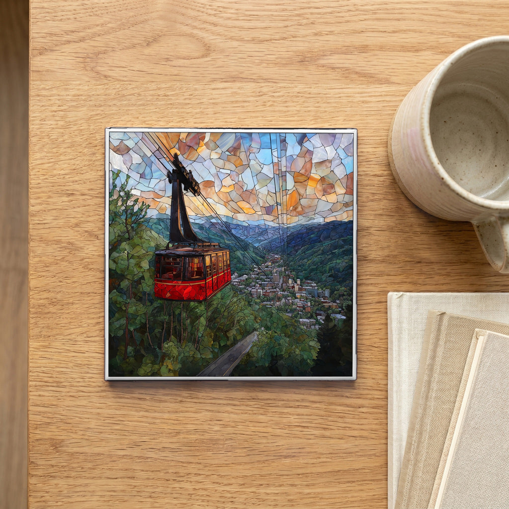 the Ober Gatlinburg Aerial Tramway — scale