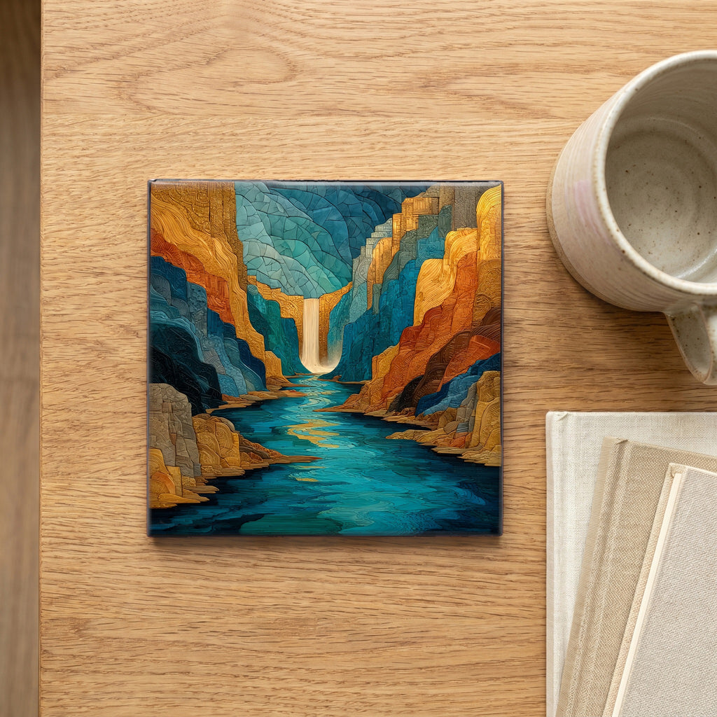 a North Canyon waterfall — scale