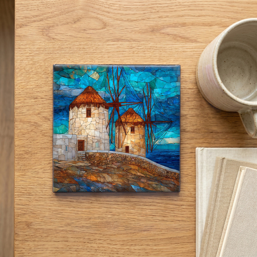 Mykonos Windmills — scale