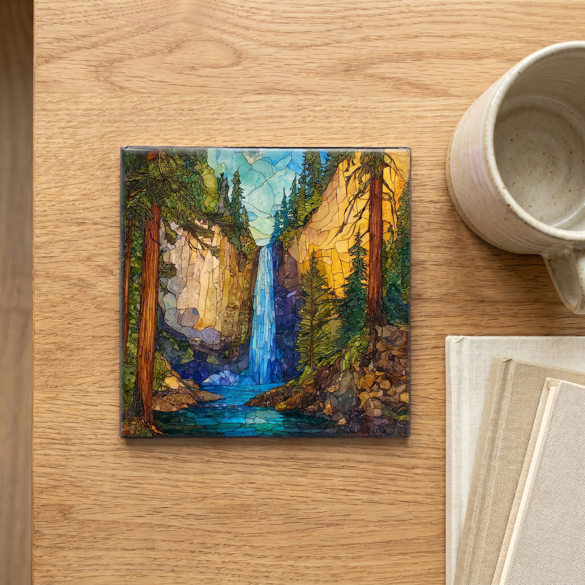Tunnel Falls on Eagle Creek — scale