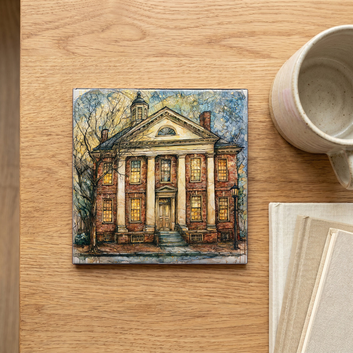 the Old State House — scale