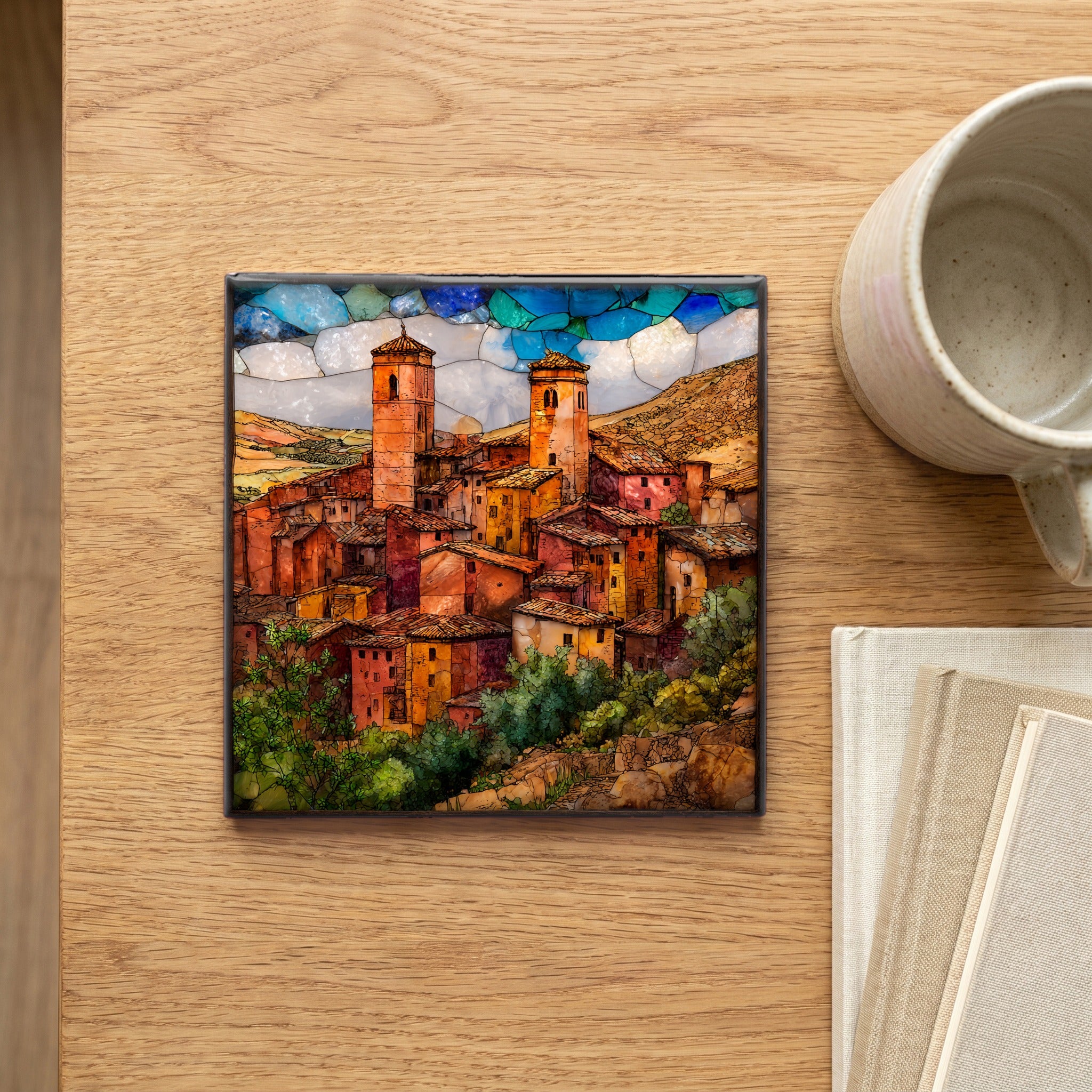 Albarracin Red Sandstone Village — scale