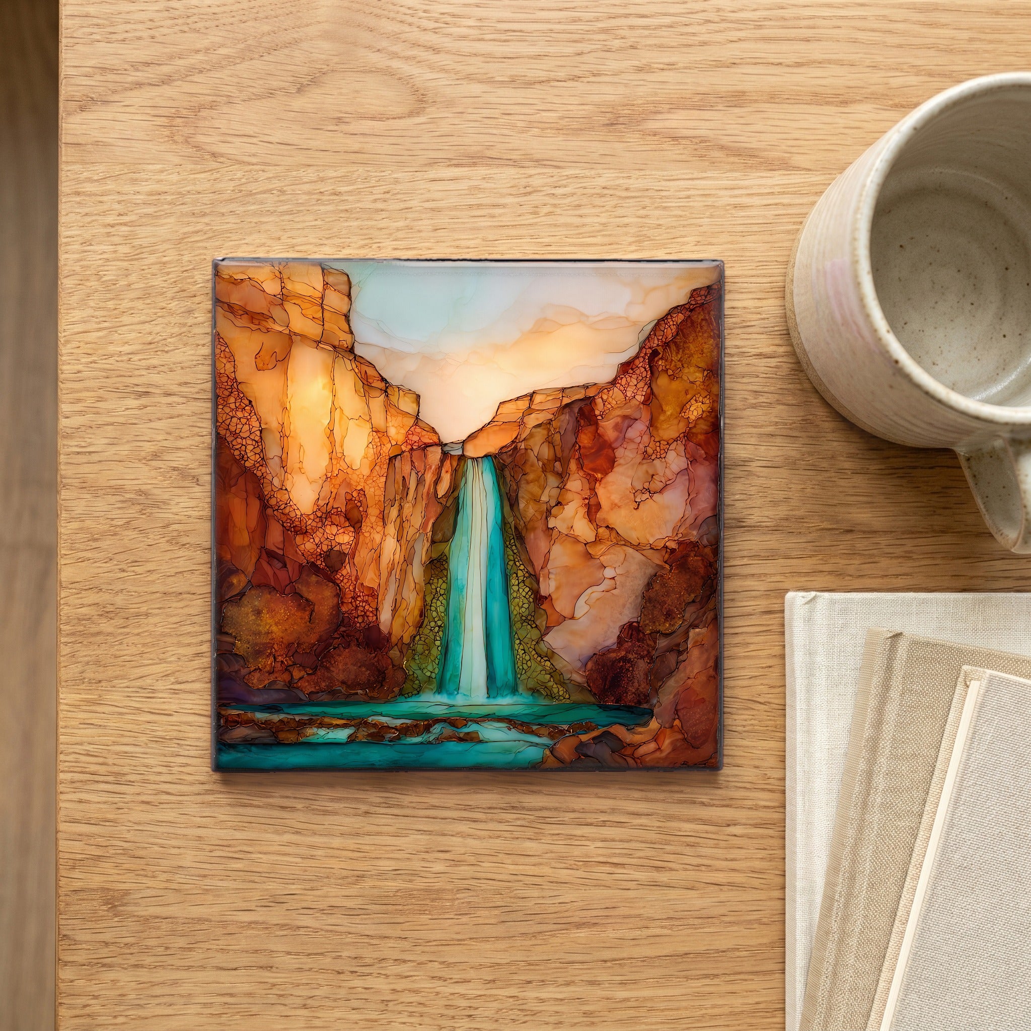 Mooney Falls Supai — scale