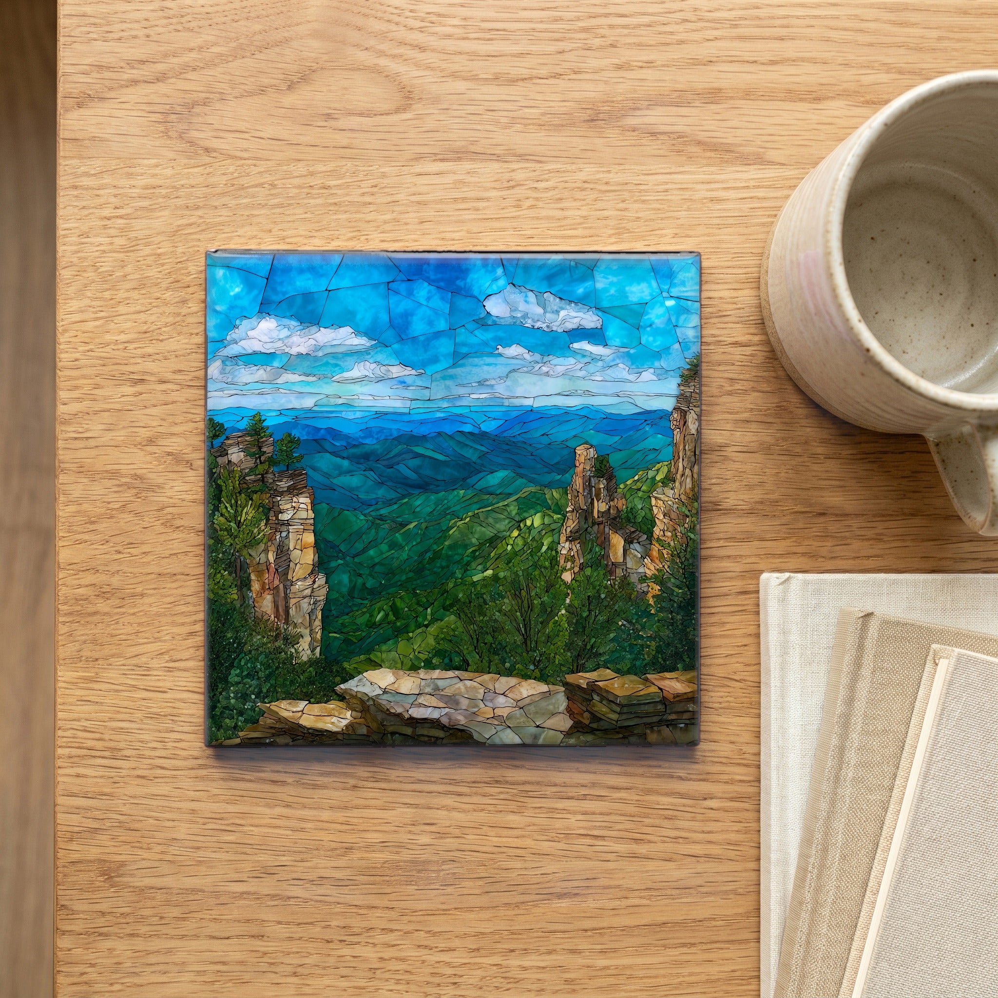 Rocky Knob Pinnacles on the Blue — scale