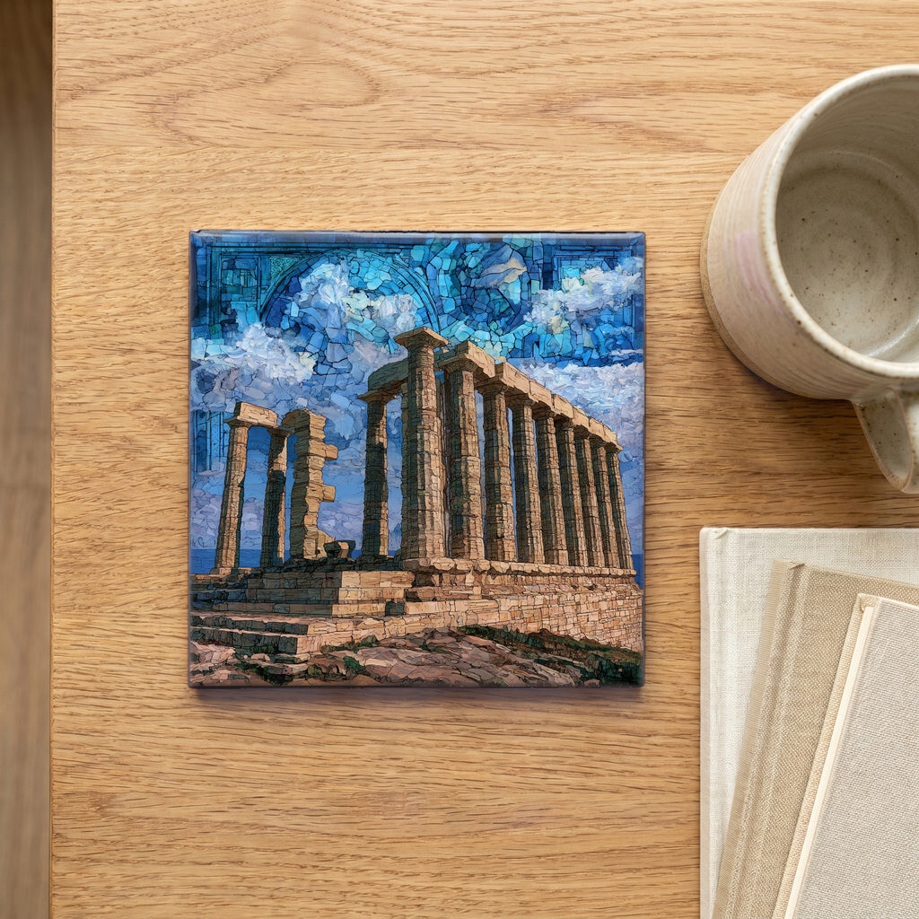 Temple of Poseidon at Sounion — scale