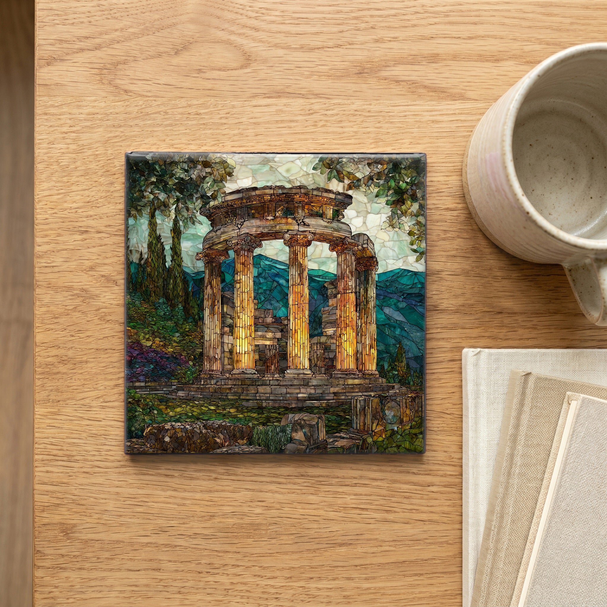 Temple of Apollo at Delphi — scale