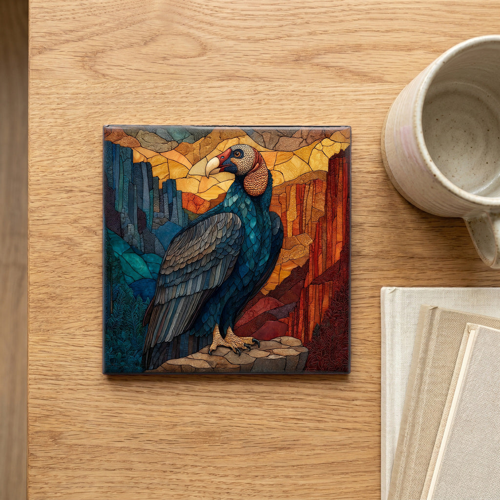 California condor on a — scale