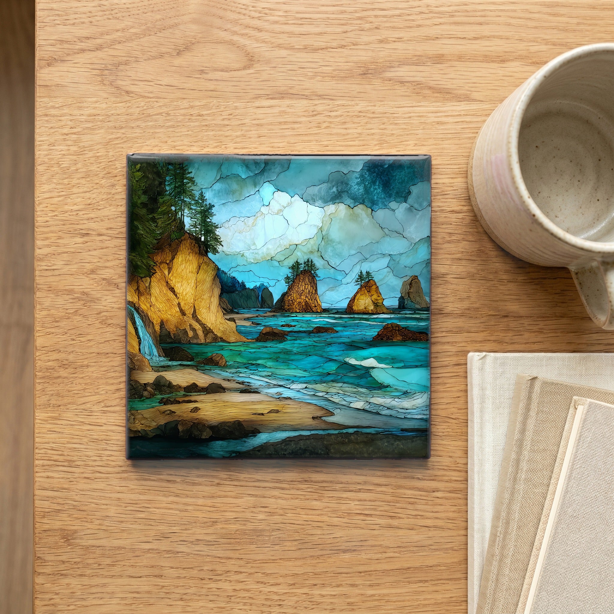 Secret Beach on the Samuel Boardman — scale