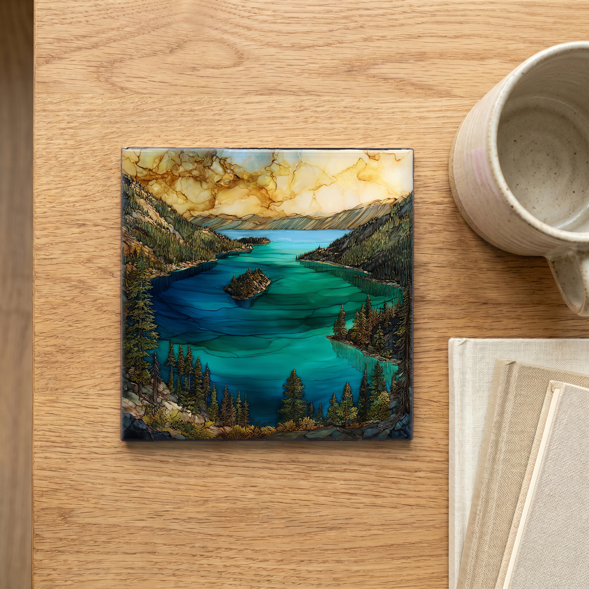 Emerald Bay Lake Tahoe — scale