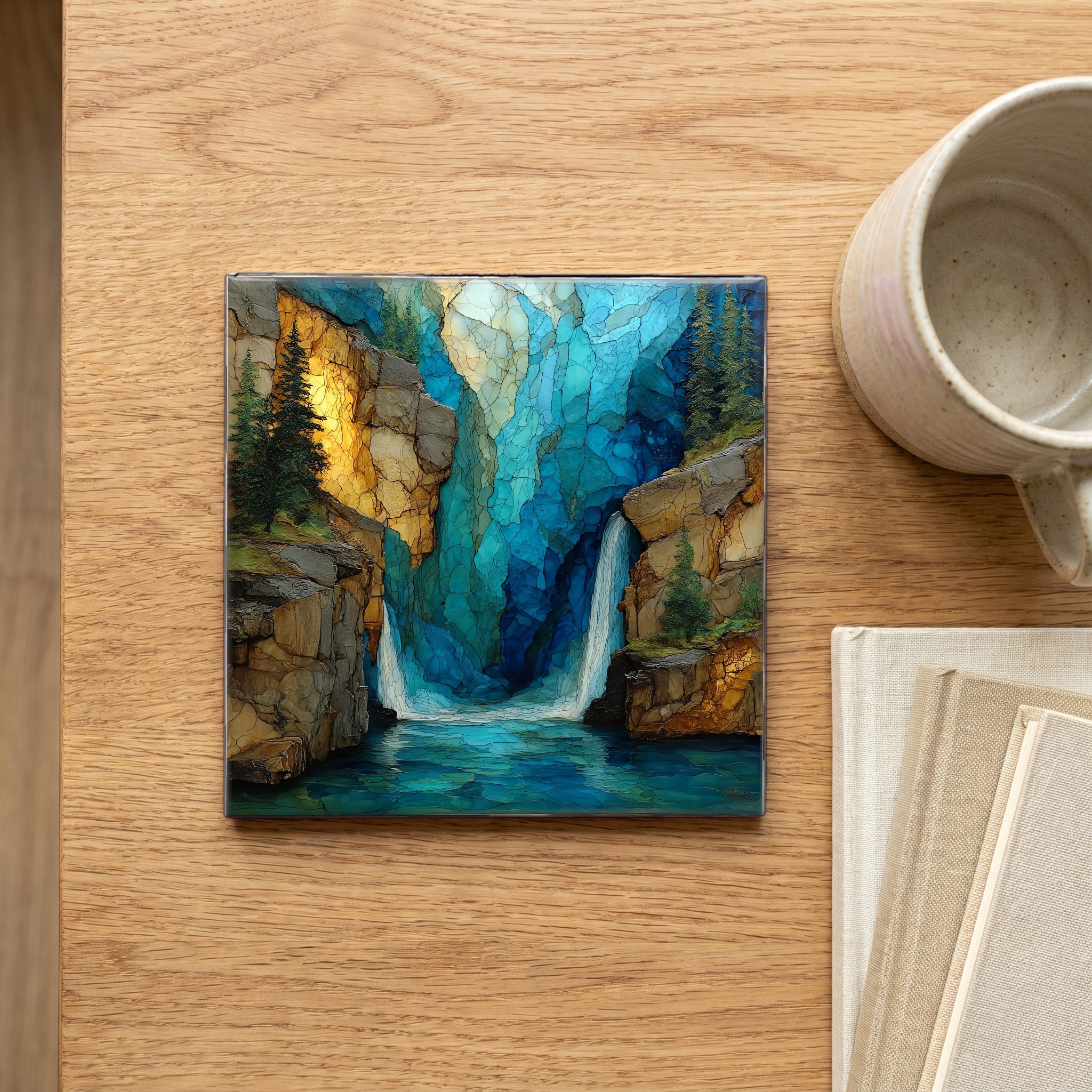Glacier Falls — scale
