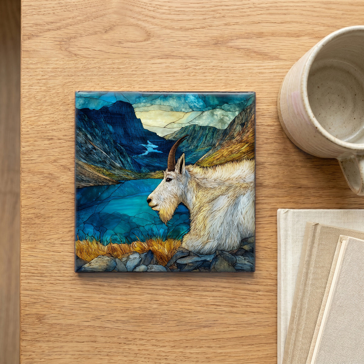 a mountain goat billy — scale
