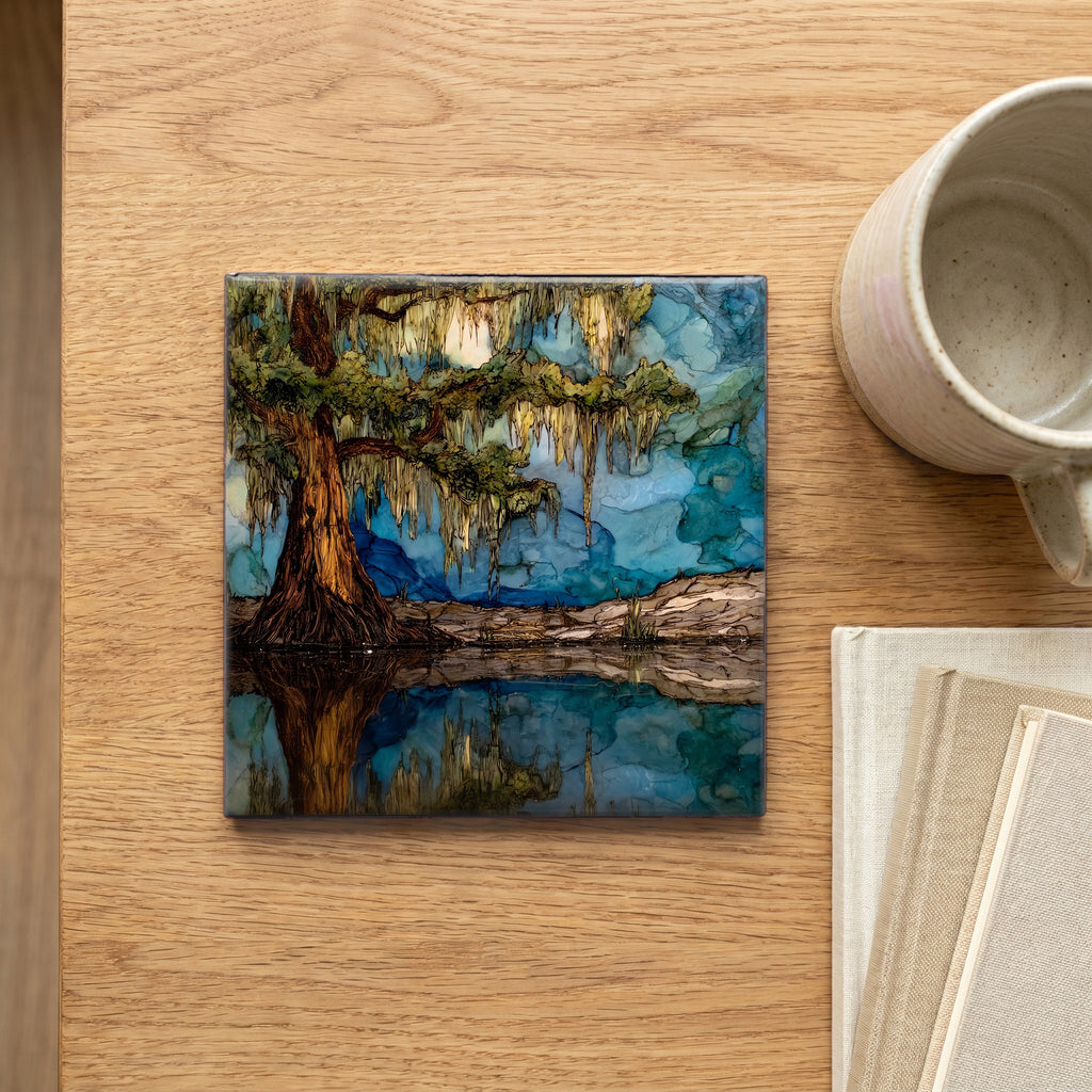 Caddo Lake bald cypress — scale