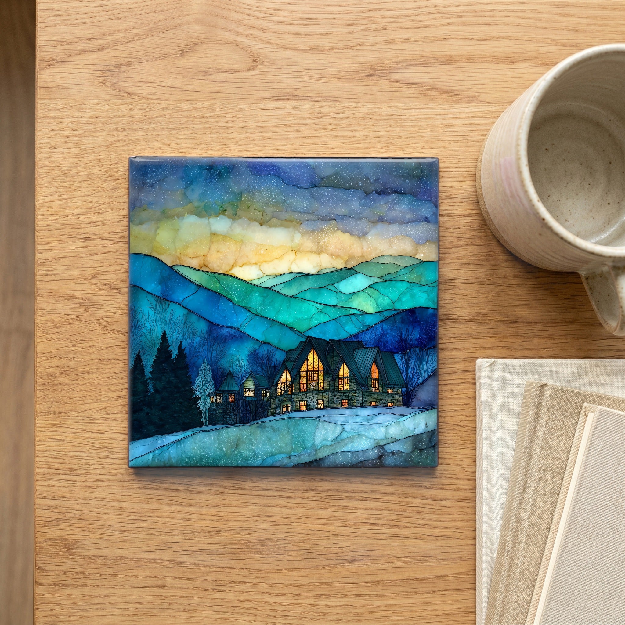 Okemo Mountain summit lodge — scale