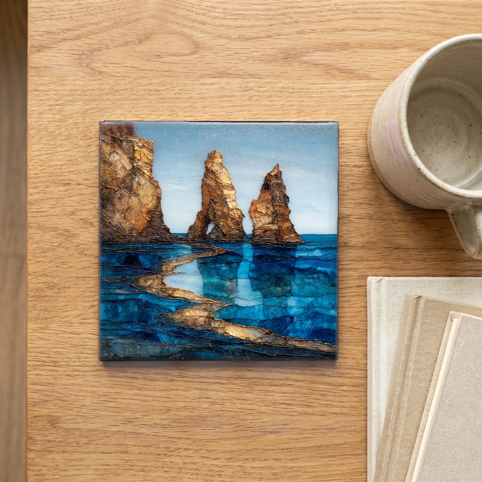 Kleftiko Sea Stacks — scale
