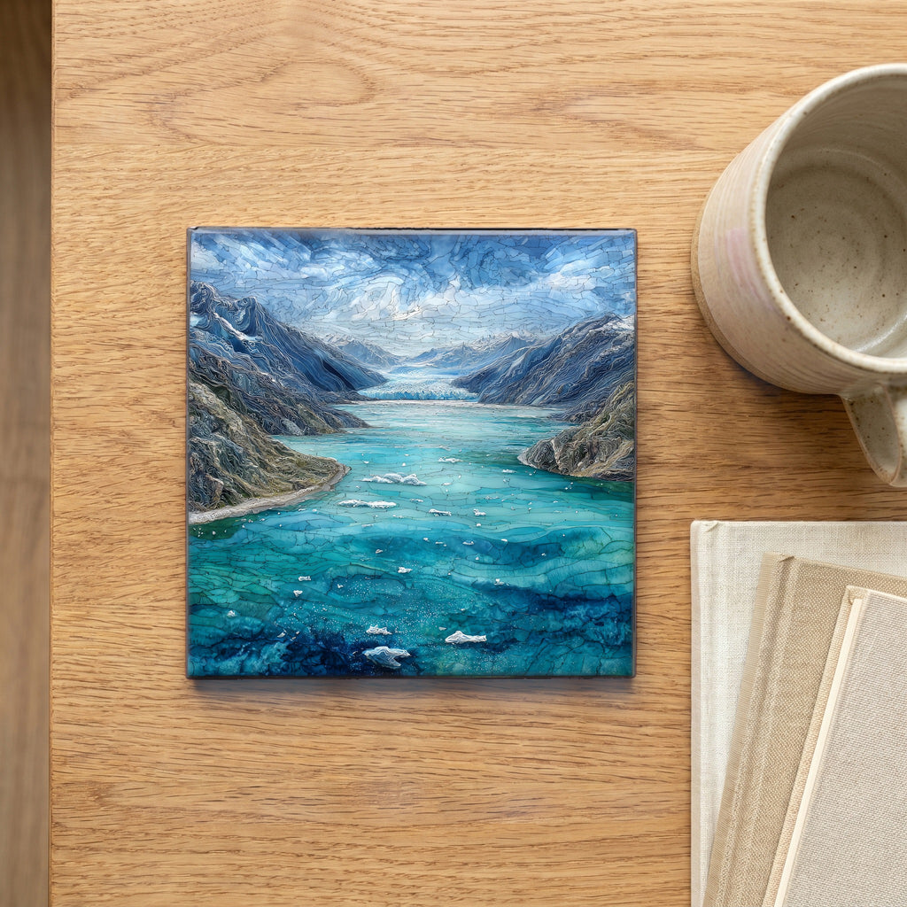 Bear Glacier lagoon — scale