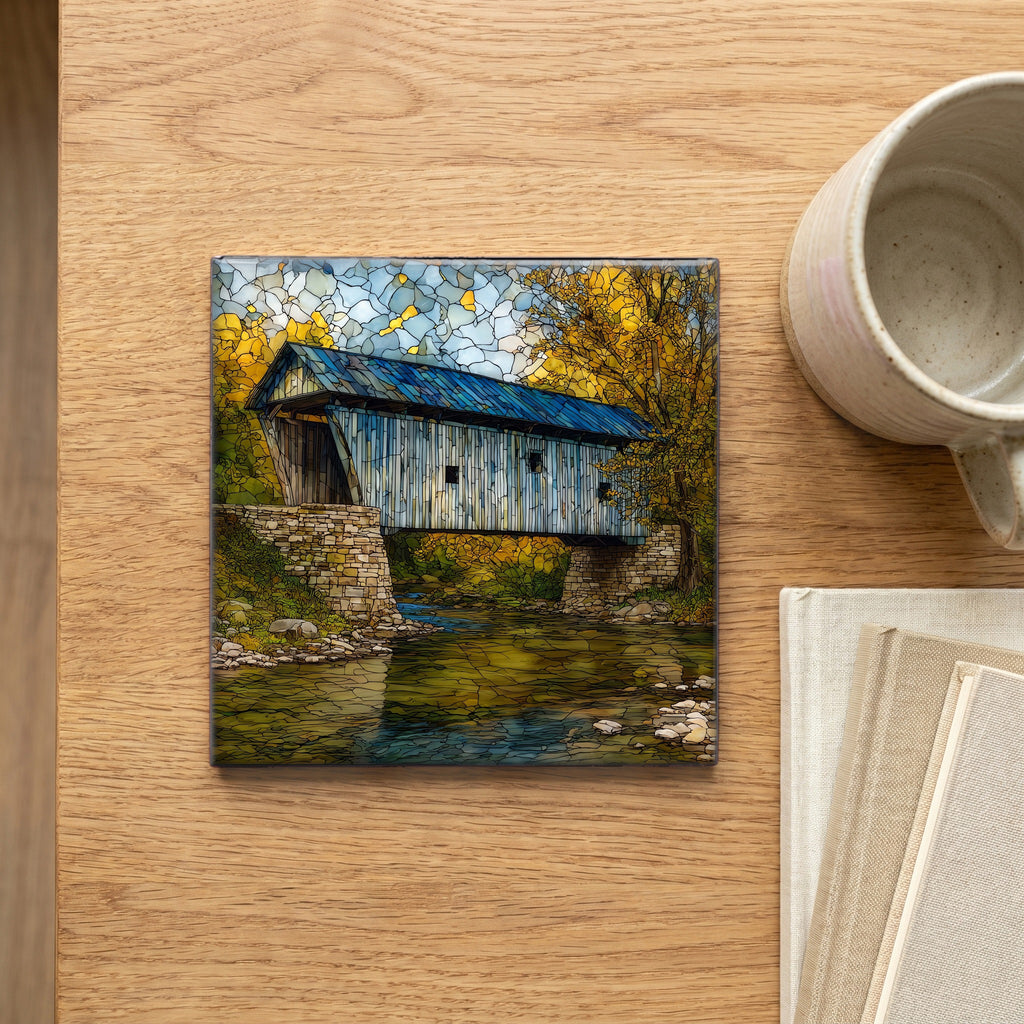 Roseman Covered Bridge — scale