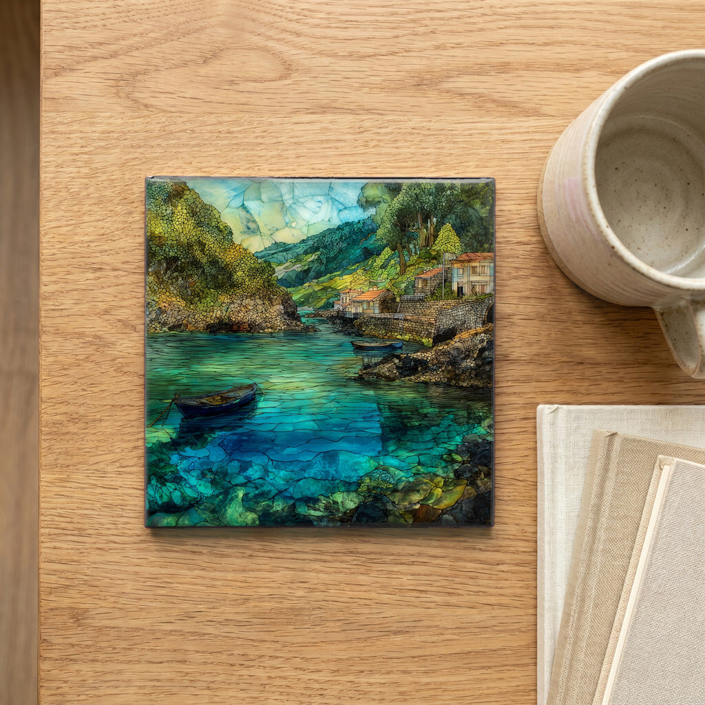 Damouchari fishing cove — scale