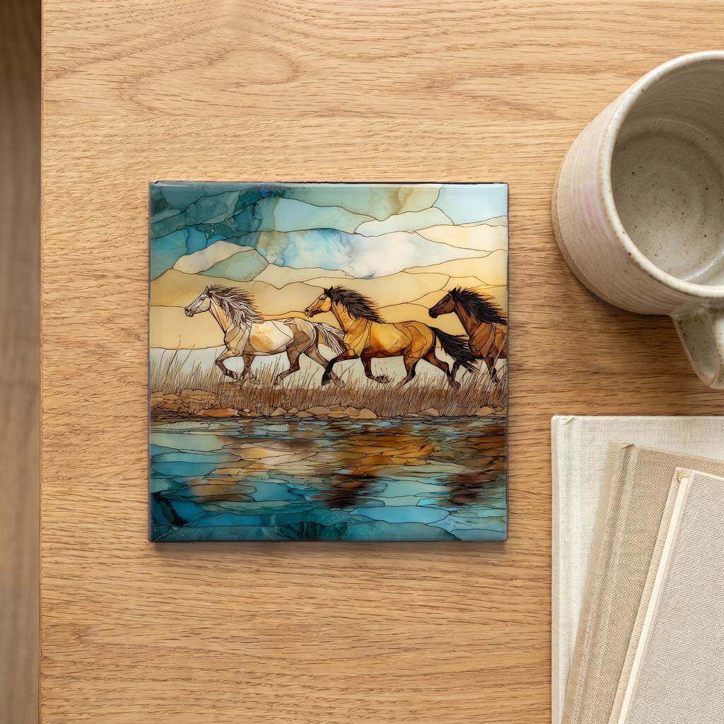 the Chincoteague Pony Swim — scale
