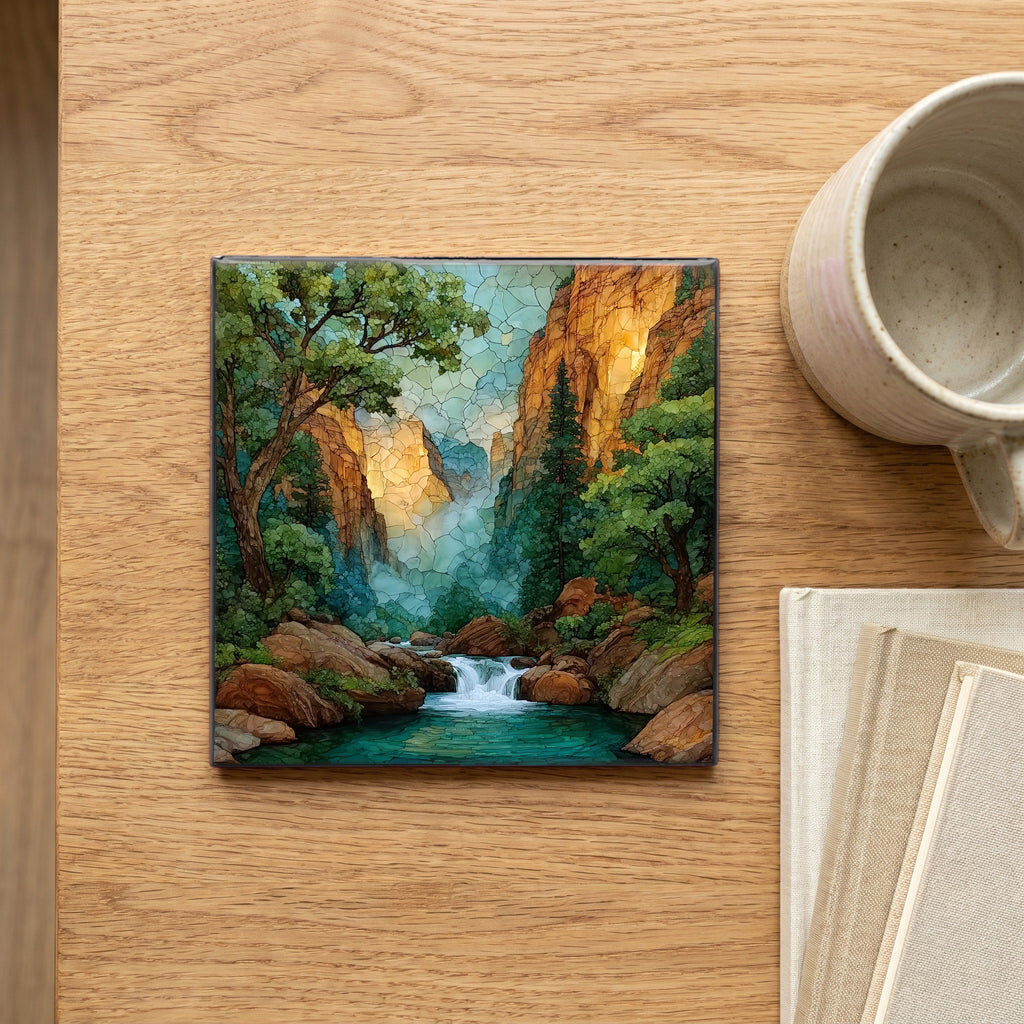 Lower Emerald Pool in — scale