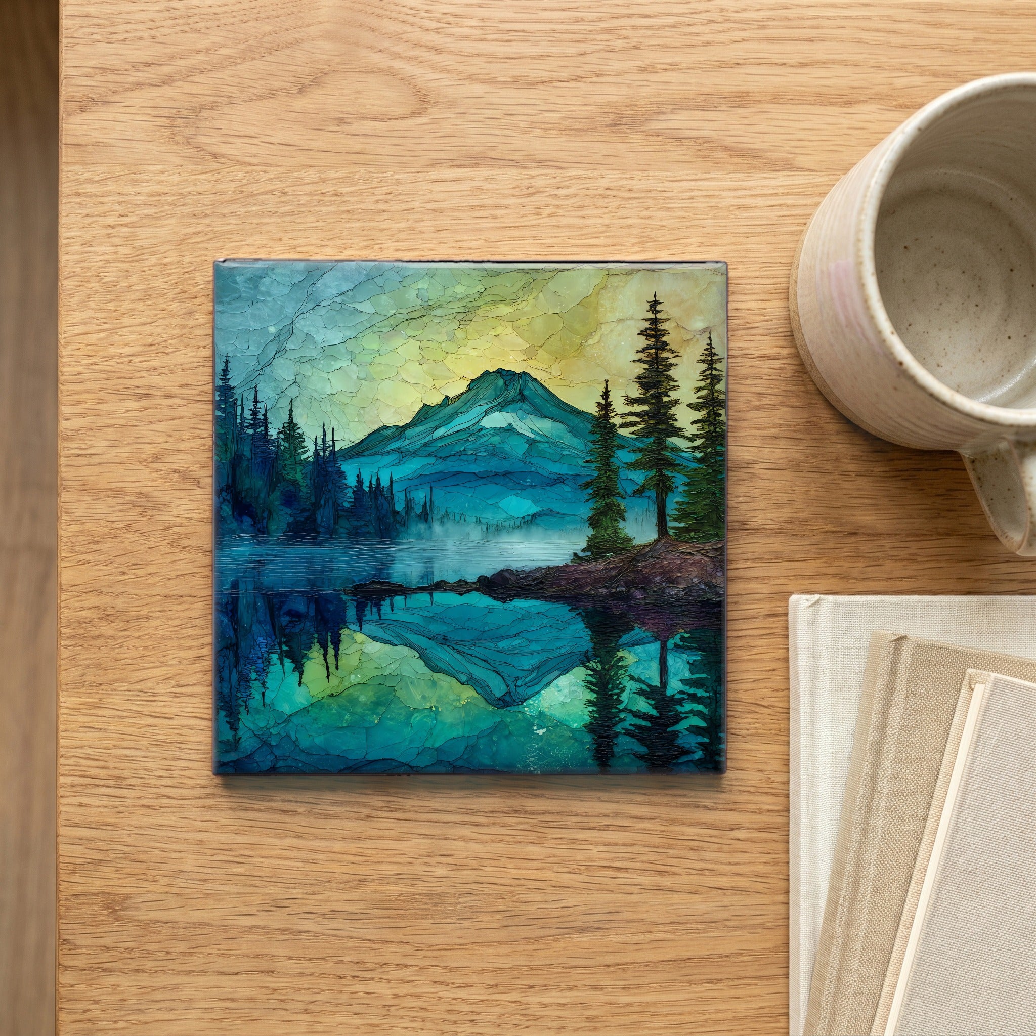 Mount Hood reflected — scale