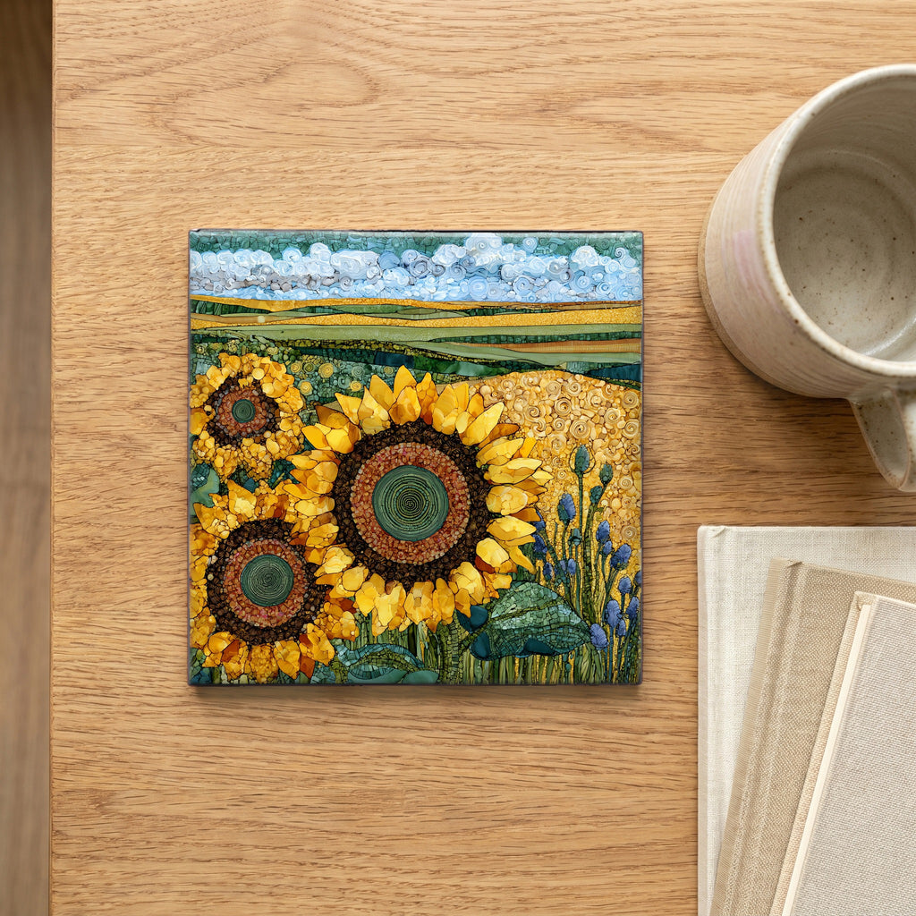a North Dakota sunflower — scale