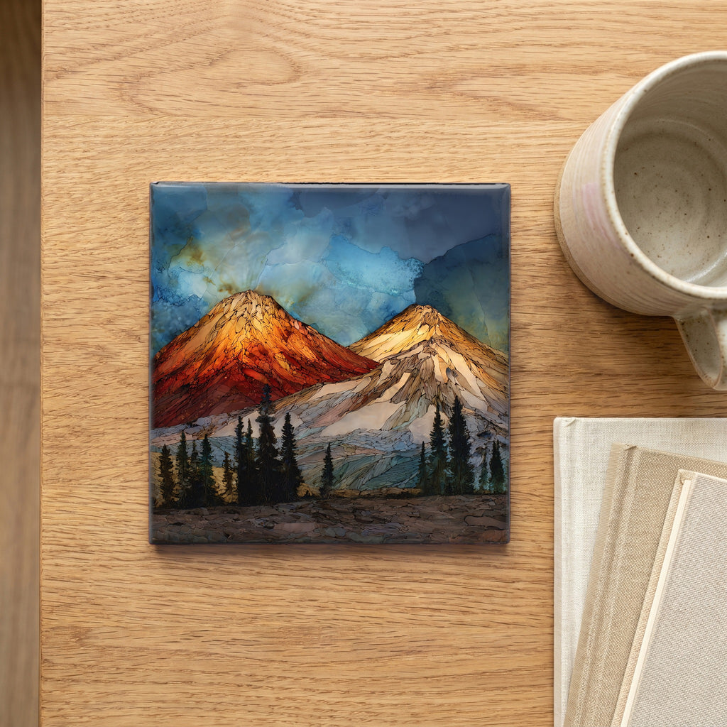 North Sister — scale