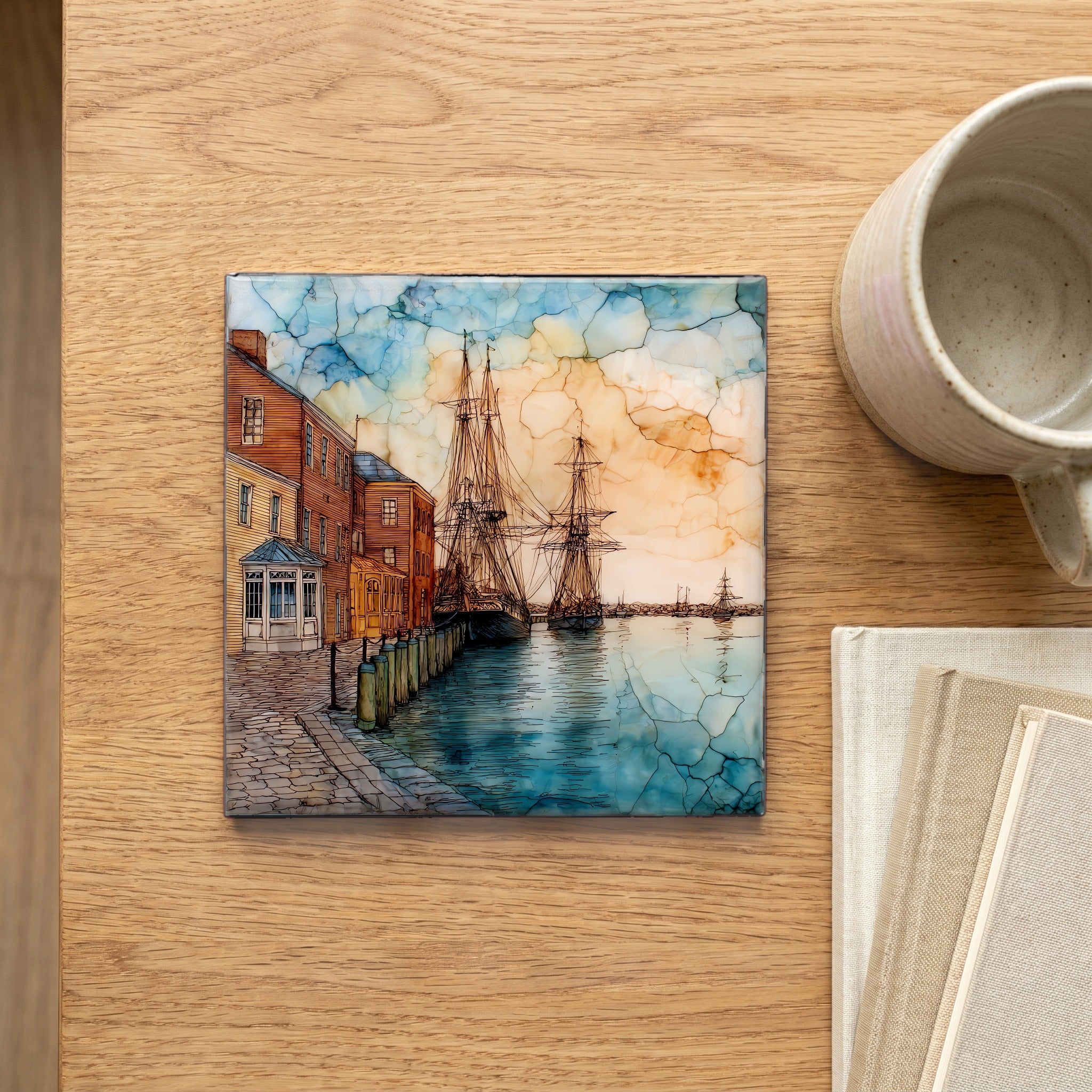 the Annapolis colonial dock — scale