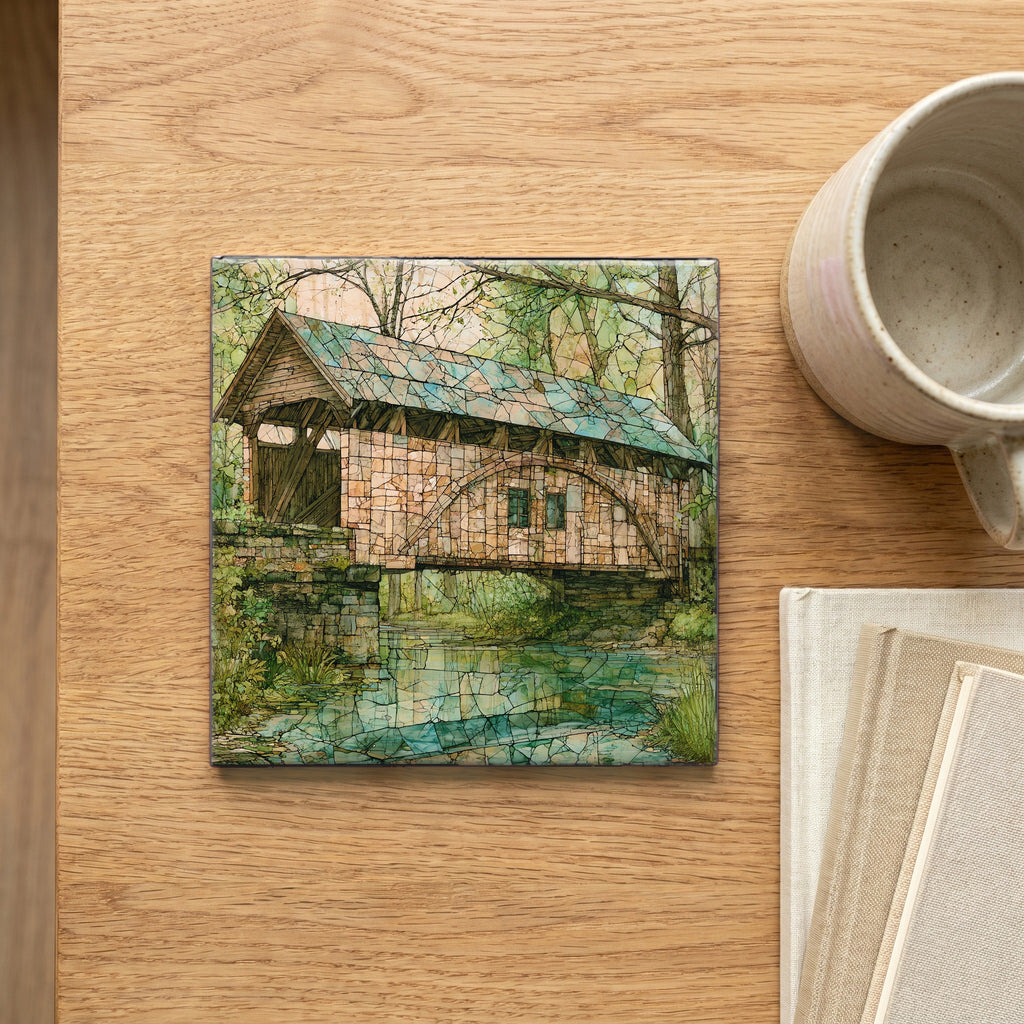 the Big Rocky Fork Covered Bridge — scale