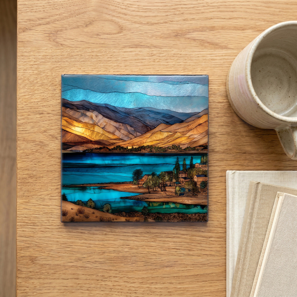 Topaz Lake on the Nevada-California border — scale