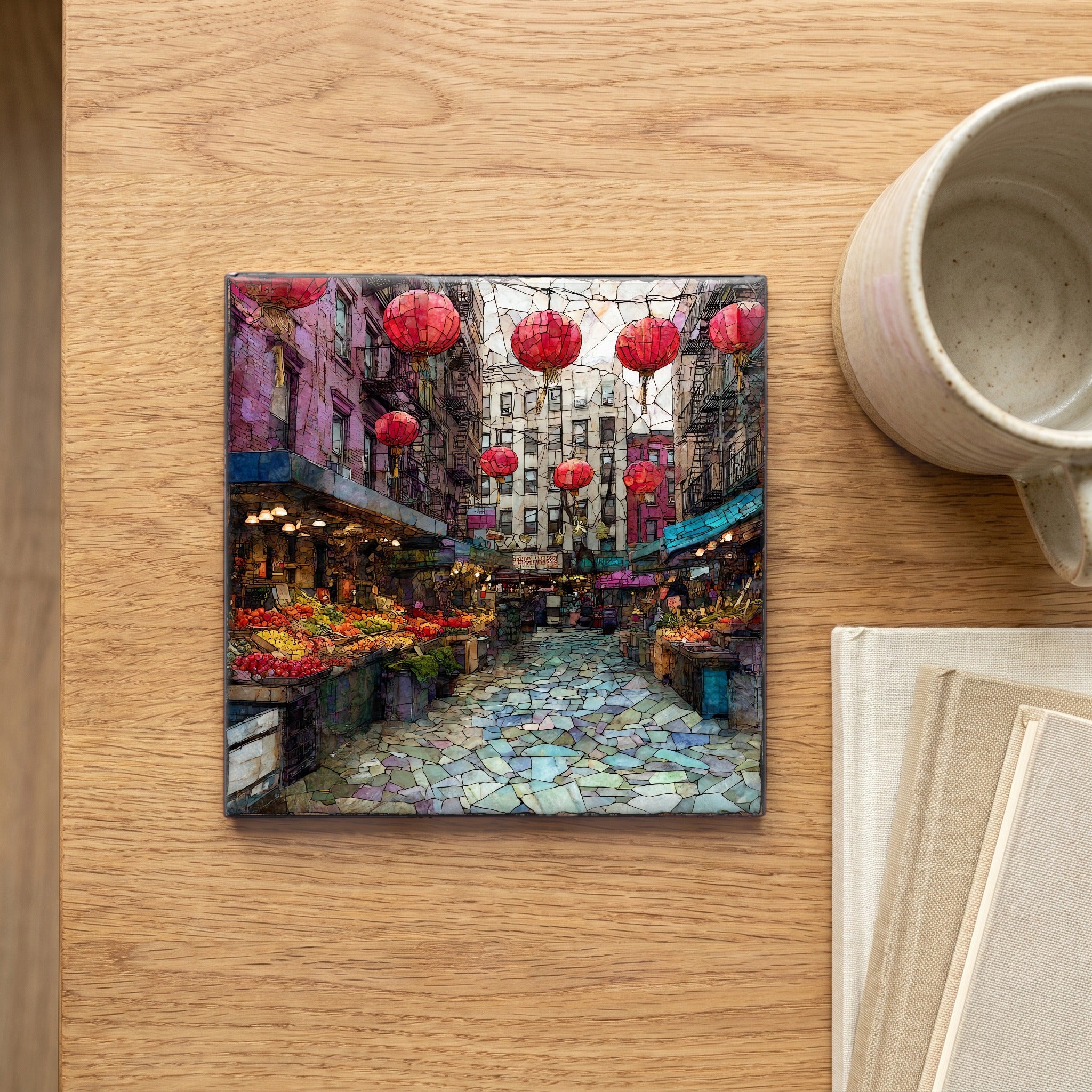 Chinatown's Mott Street market — scale
