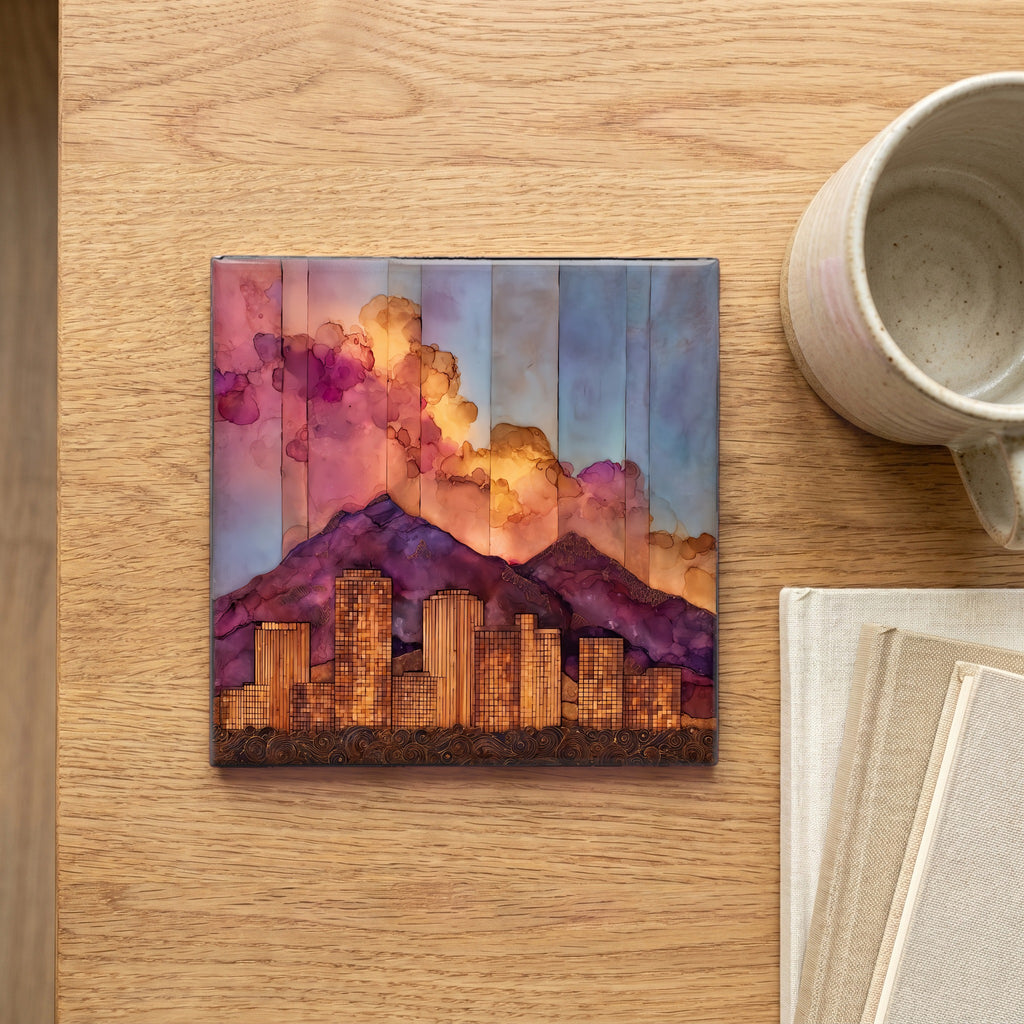 Phoenix Camelback skyline — scale