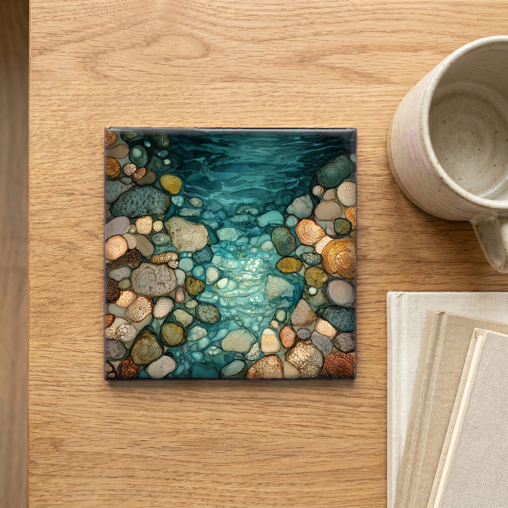 a Petoskey state stone — scale