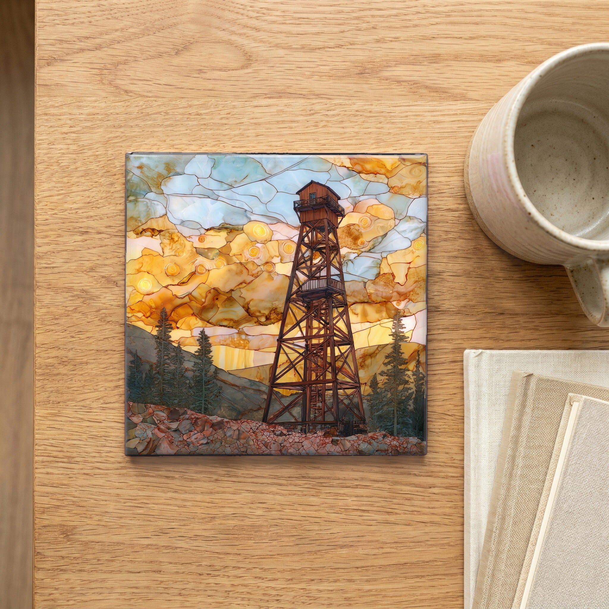 Crown King headframe — scale