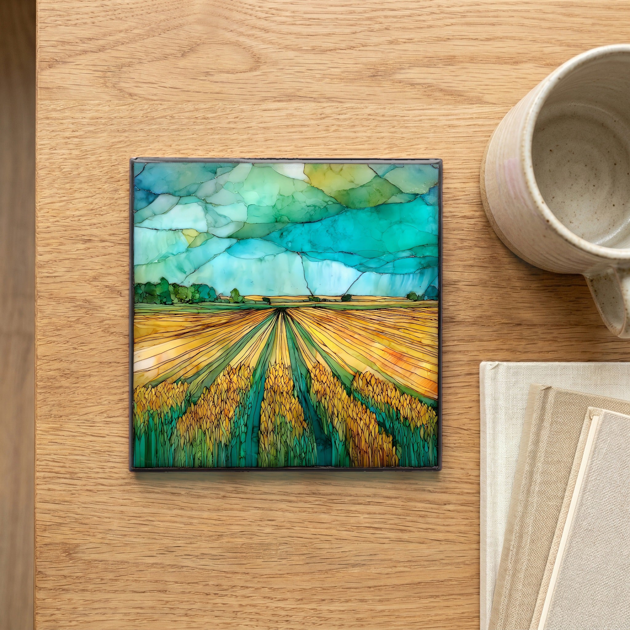an Iowa soybean field — scale