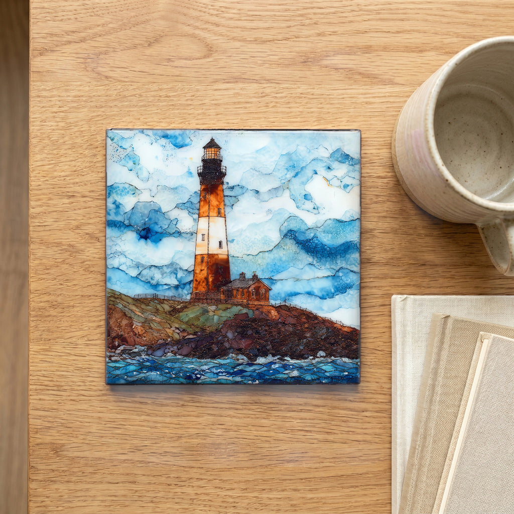 Montauk Point Lighthouse on — scale
