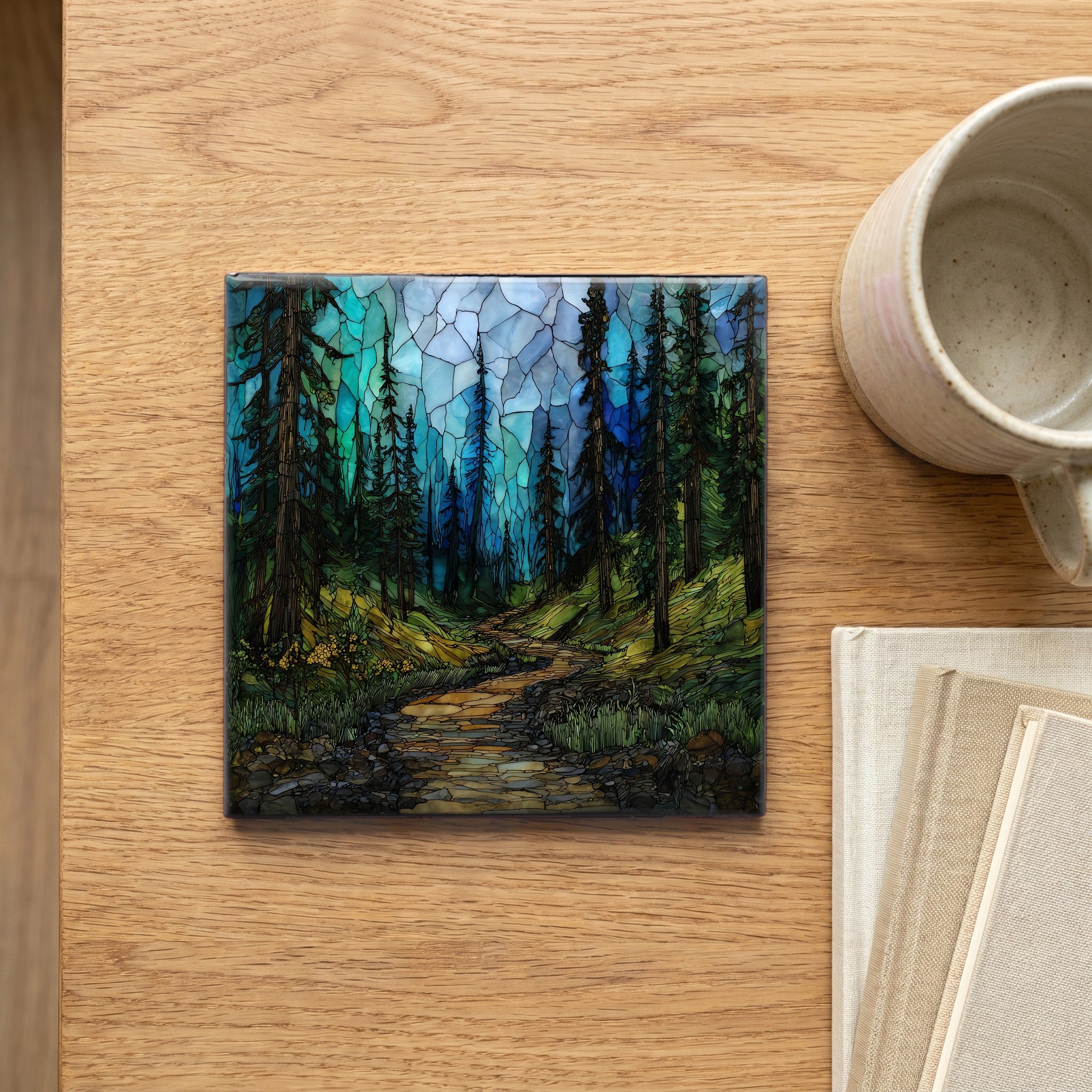 an Iron Range trail winding — scale
